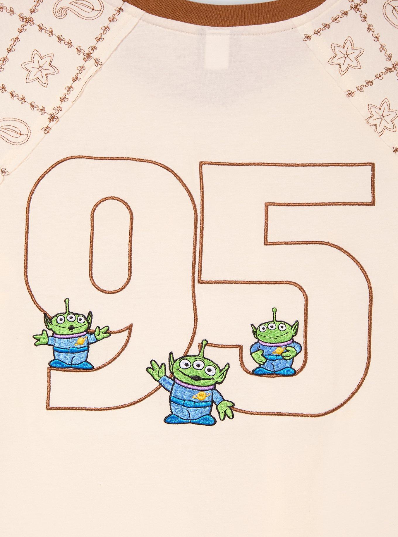 Disney Pixar Toy Story Women's Plus Size Jersey T-Shirt &mdash; BoxLunch Exclusive, CREAM, alternate