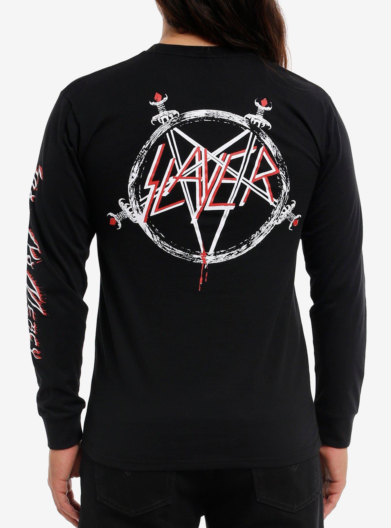 Slayer Show No Mercy Baphomet Long-Sleeve T-Shirt, , hi-res