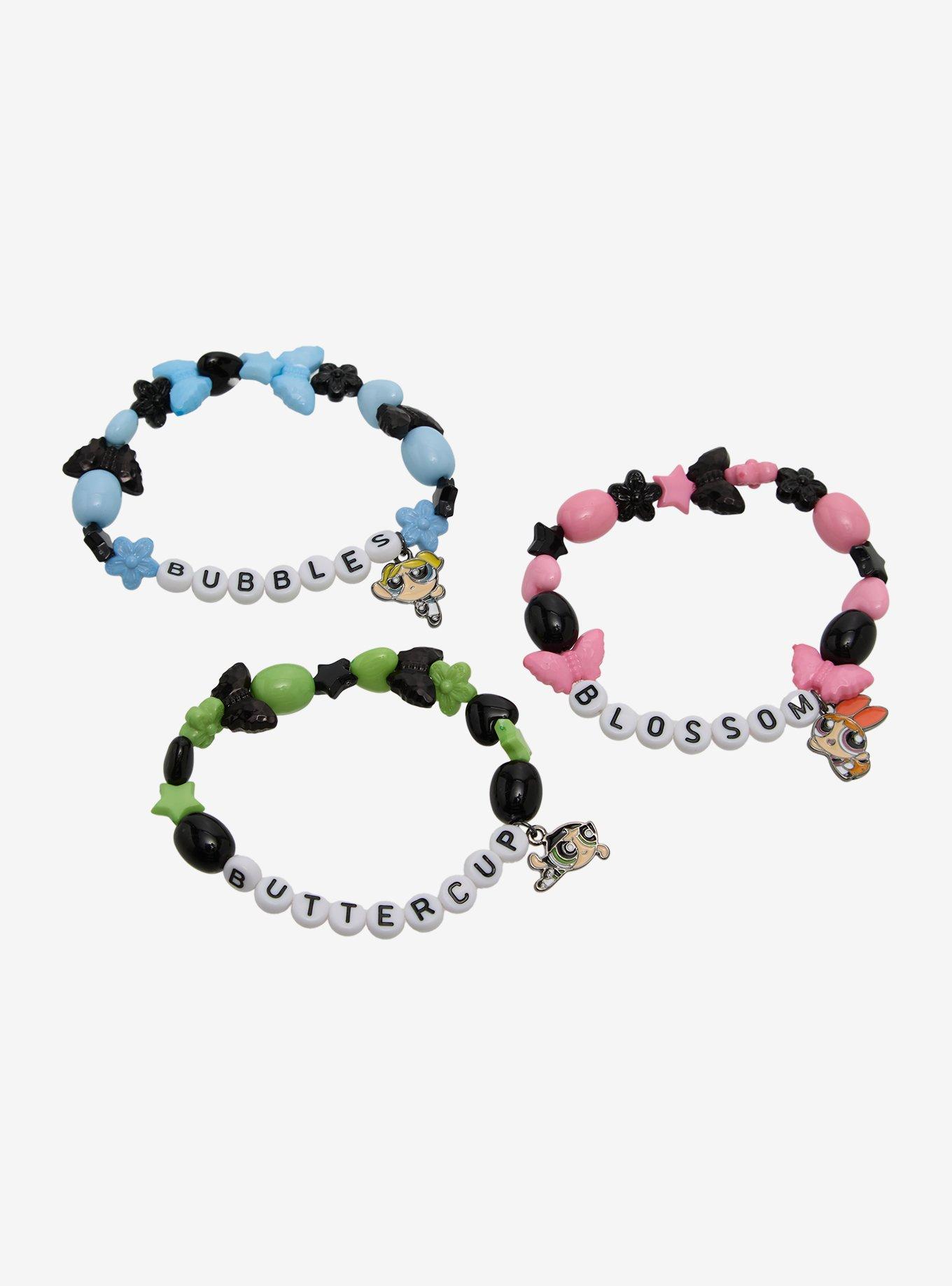 The Powerpuff Girls Beaded Bracelet Set, , hi-res