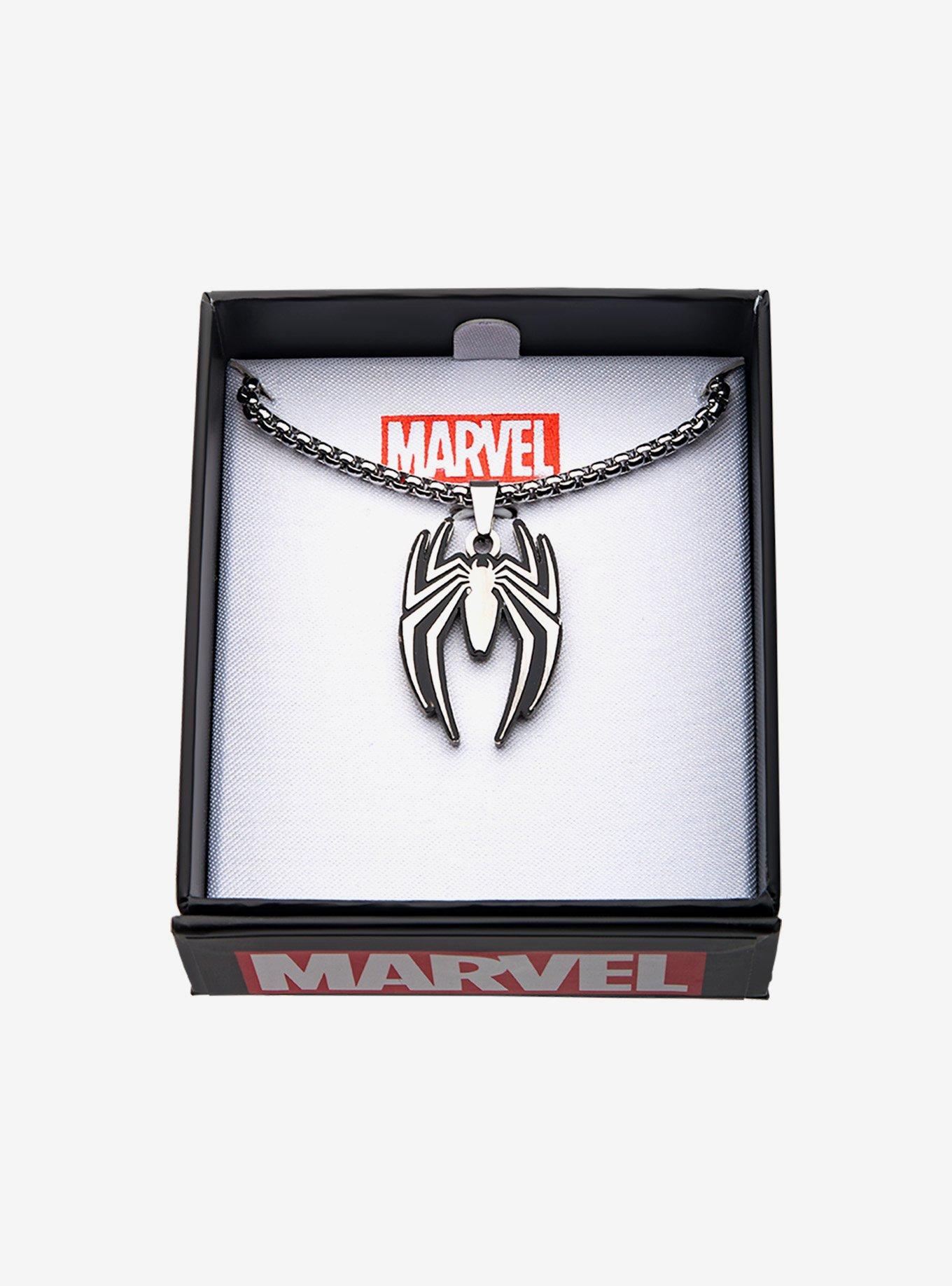 Marvel Spider-Man Emblem Necklace, , hi-res
