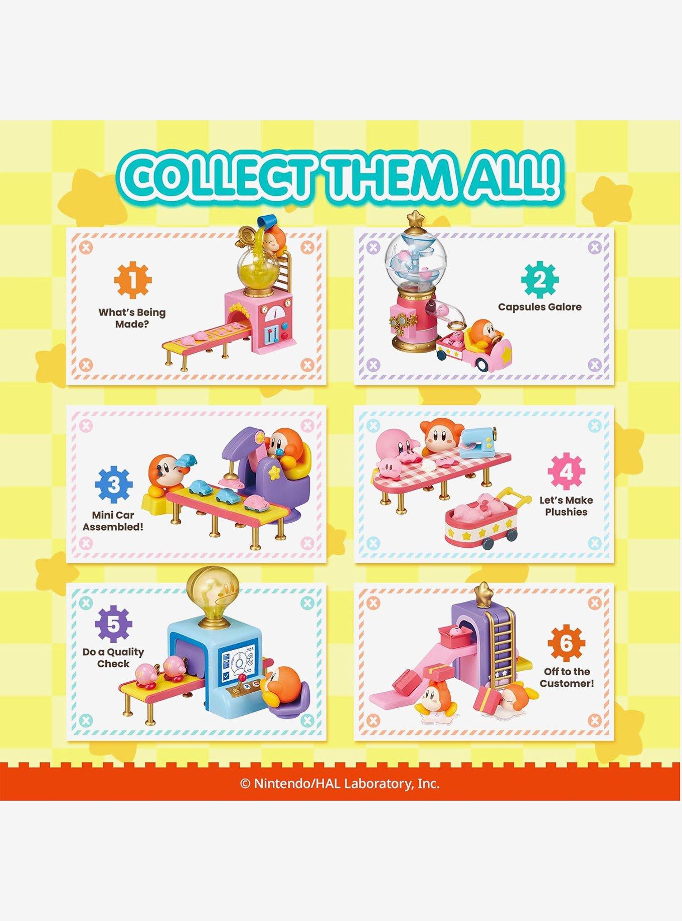 ReMent Nintendo Kirby Waddle Dee's Toy Factory Blind Box Figure Set, , alternate