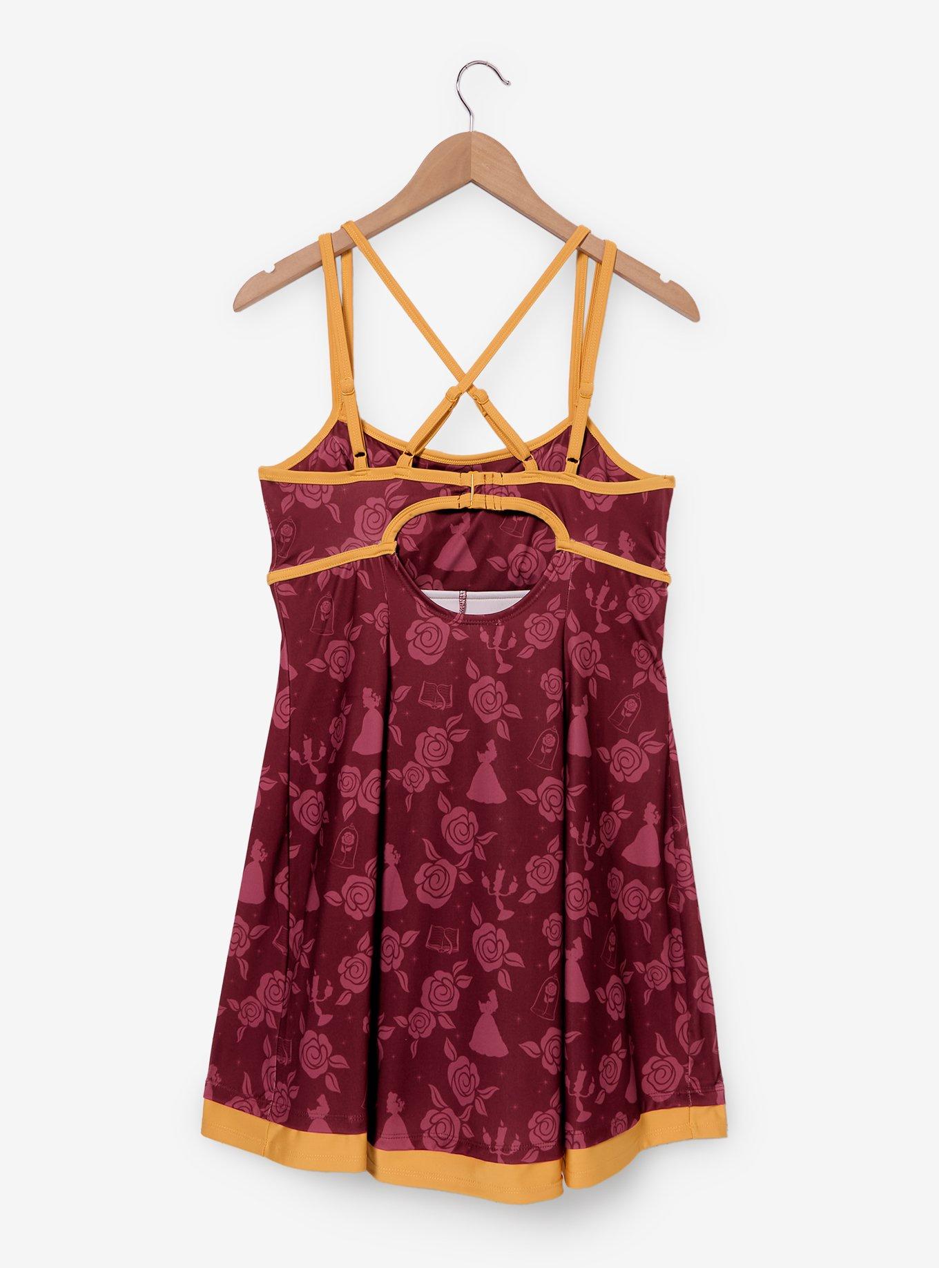 Disney Beauty and the Beast Belle Roses Active Dress &mdash; BoxLunch Exclusive, , hi-res