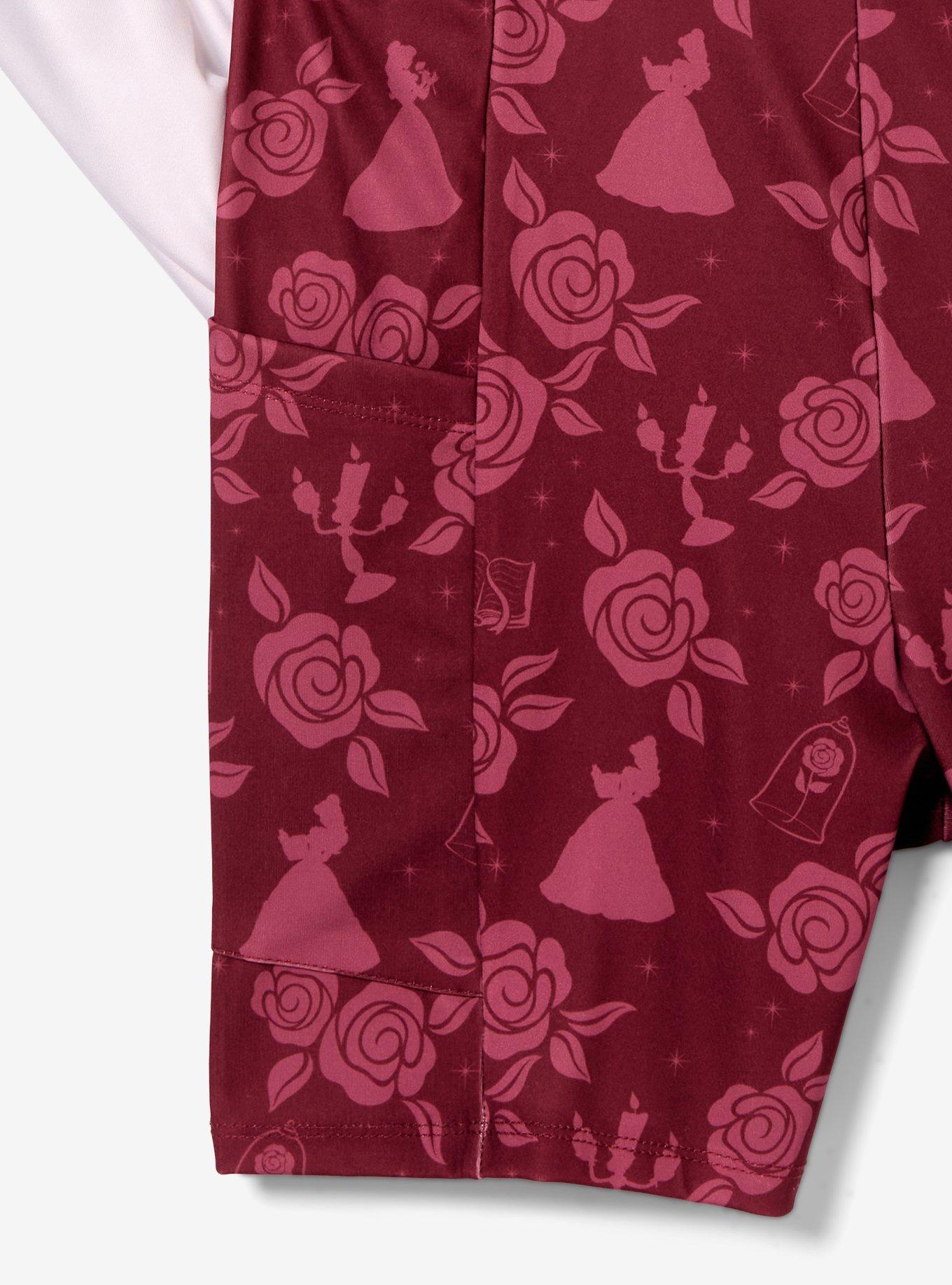 Disney Beauty and the Beast Belle Roses Active Dress &mdash; BoxLunch Exclusive, RED, alternate