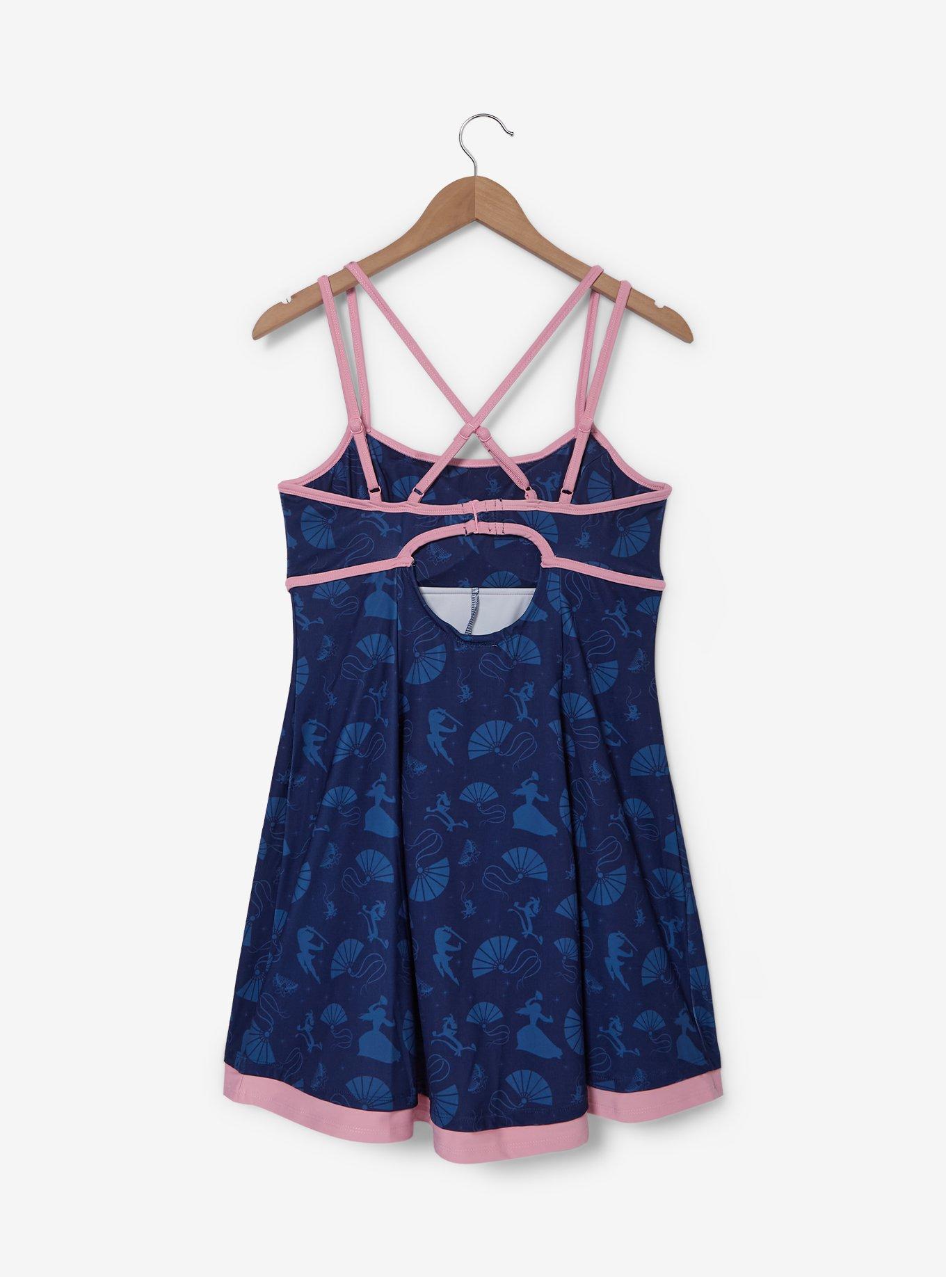 Disney Mulan Icons Allover Print Active Dress - BoxLunch Exclusive, , hi-res