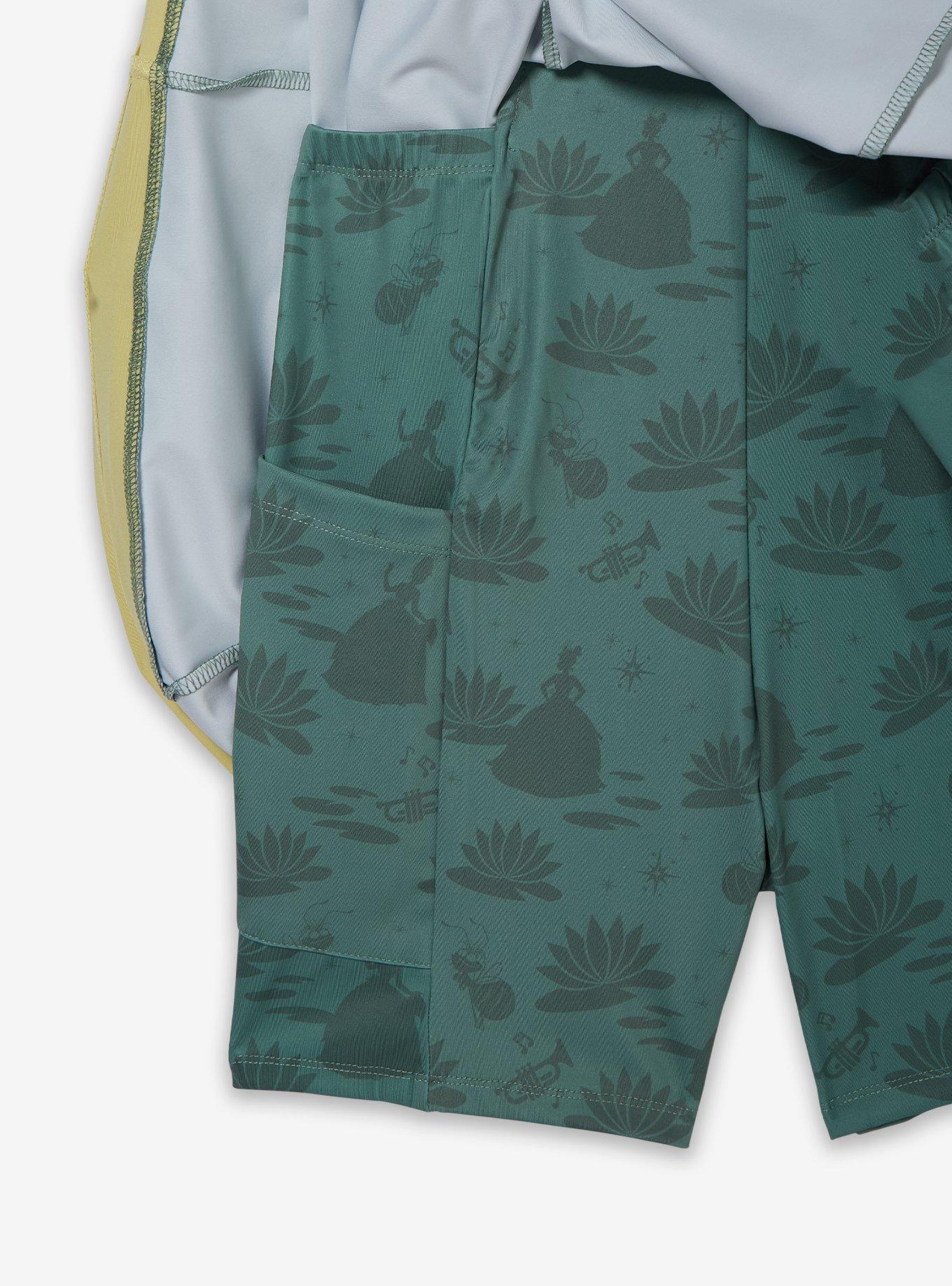 Disney The Princess and The Frog Tiana Icons Allover Print Plus Size Active Dress - BoxLunch Exclusive, SAGE, alternate