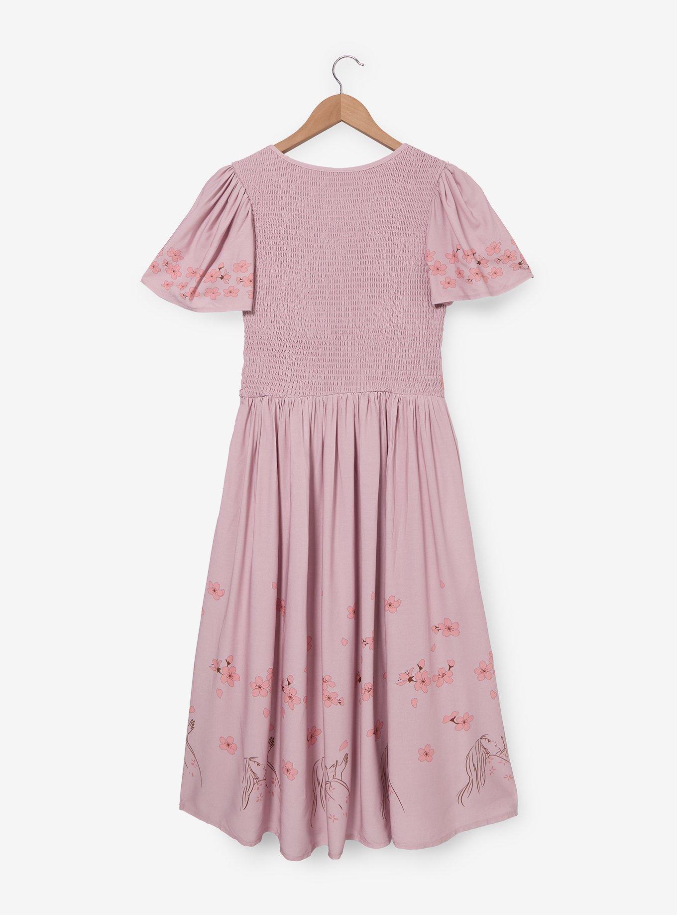Studio Ghibli® the Tale of Princess Kaguya Cherry Blossom Midi Dress — BoxLunch Exclusive