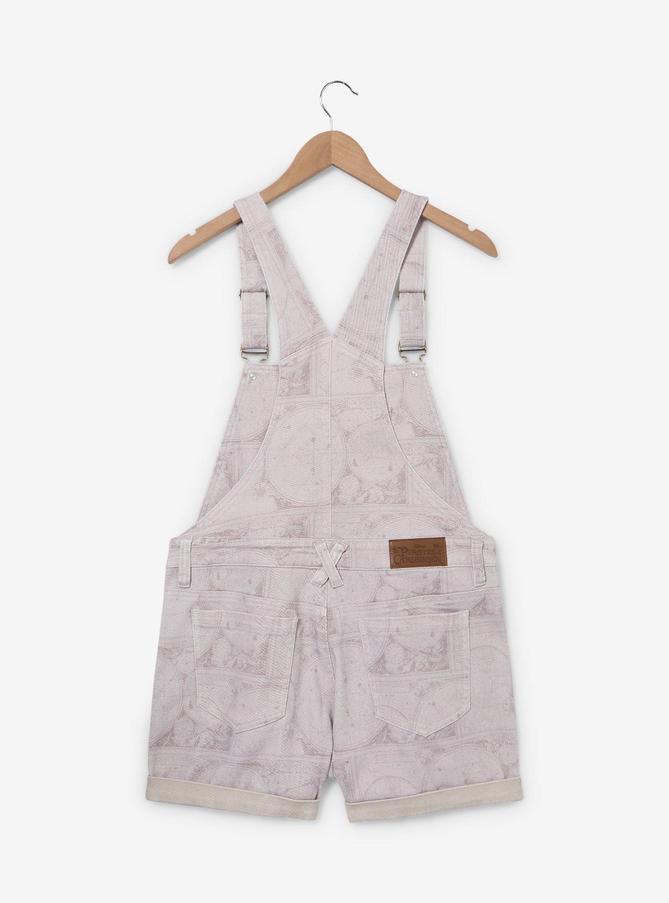 Disney Pirates of the Caribbean Icons Women's Short Overalls — BoxLunch Exclusive