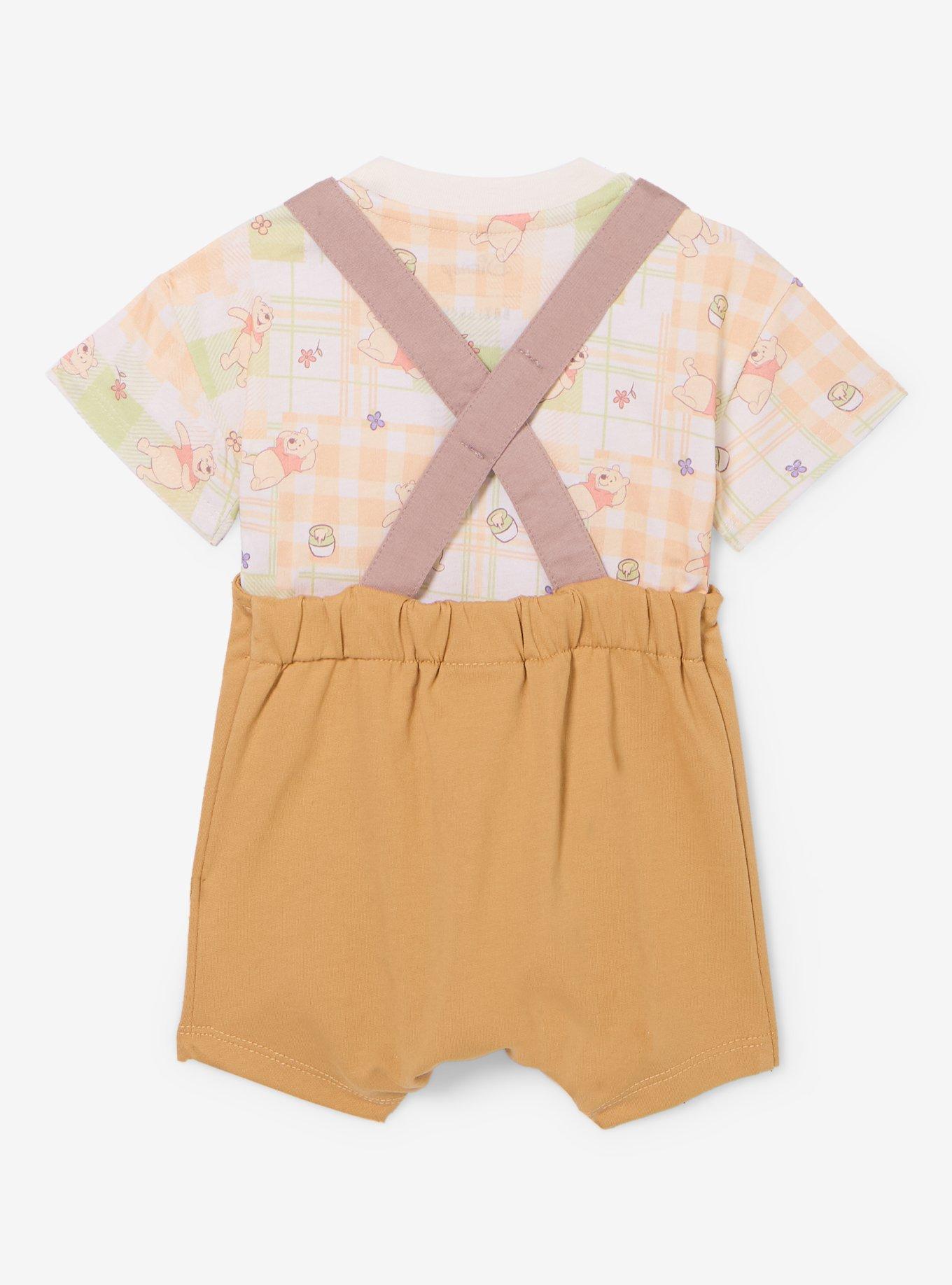 Disney Winnie the Pooh Spring Infant T-Shirt & Overall Set &mdash; BoxLunch Exclusive, , hi-res