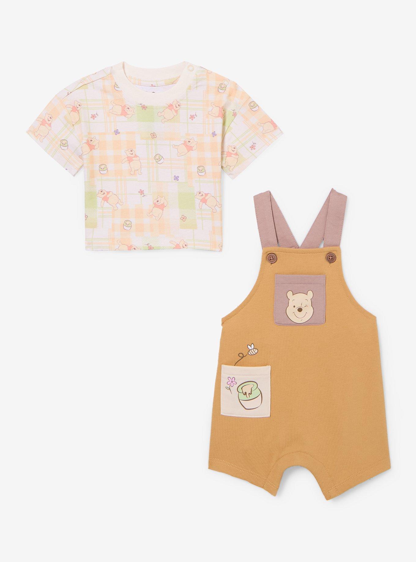 Disney Winnie the Pooh Spring Infant T-Shirt & Overall Set &mdash; BoxLunch Exclusive, BEIGE, alternate