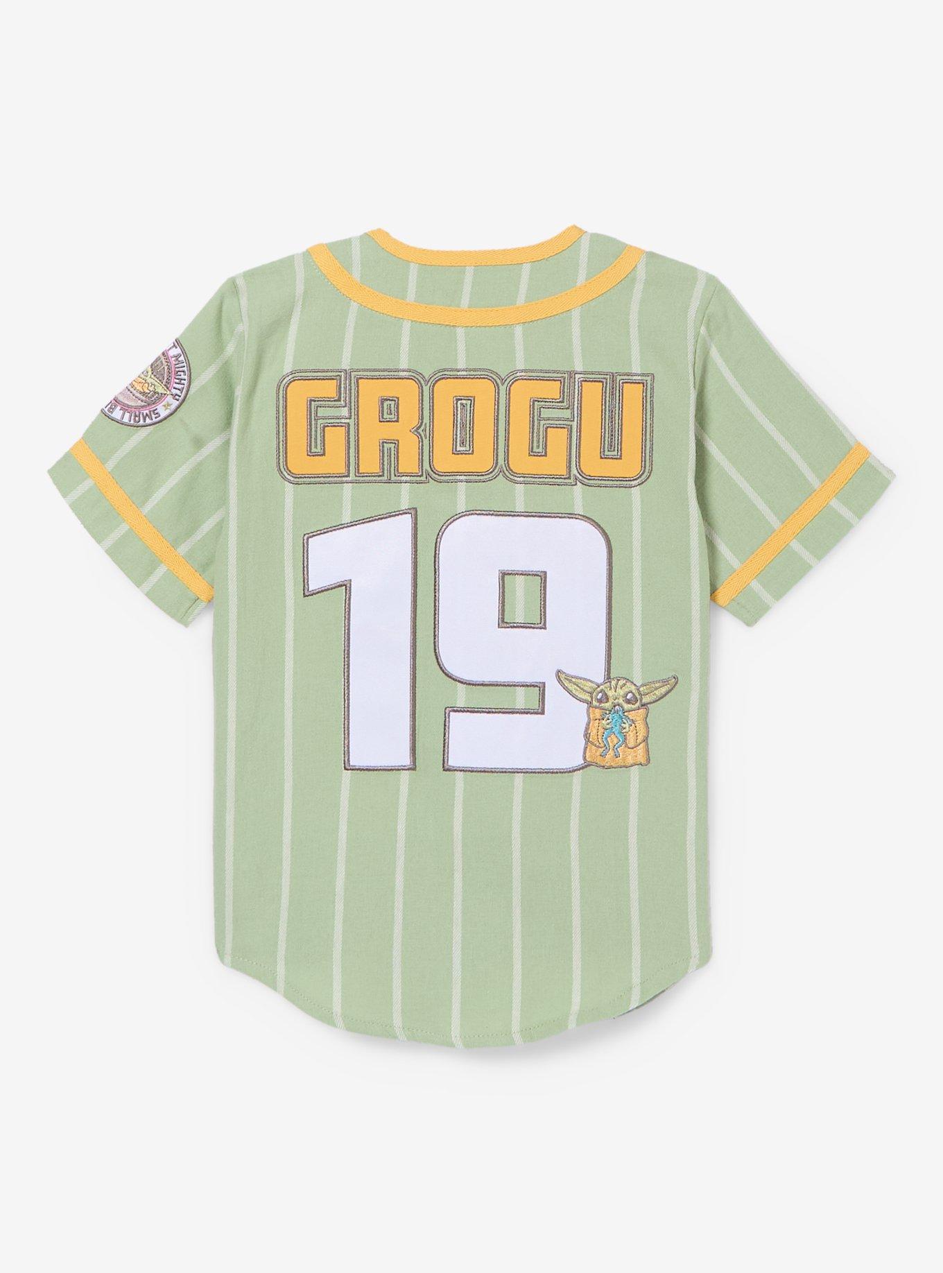 Star Wars The Mandalorian Grogu Toddler Baseball Jersey &mdash; BoxLunch Exclusive, , hi-res