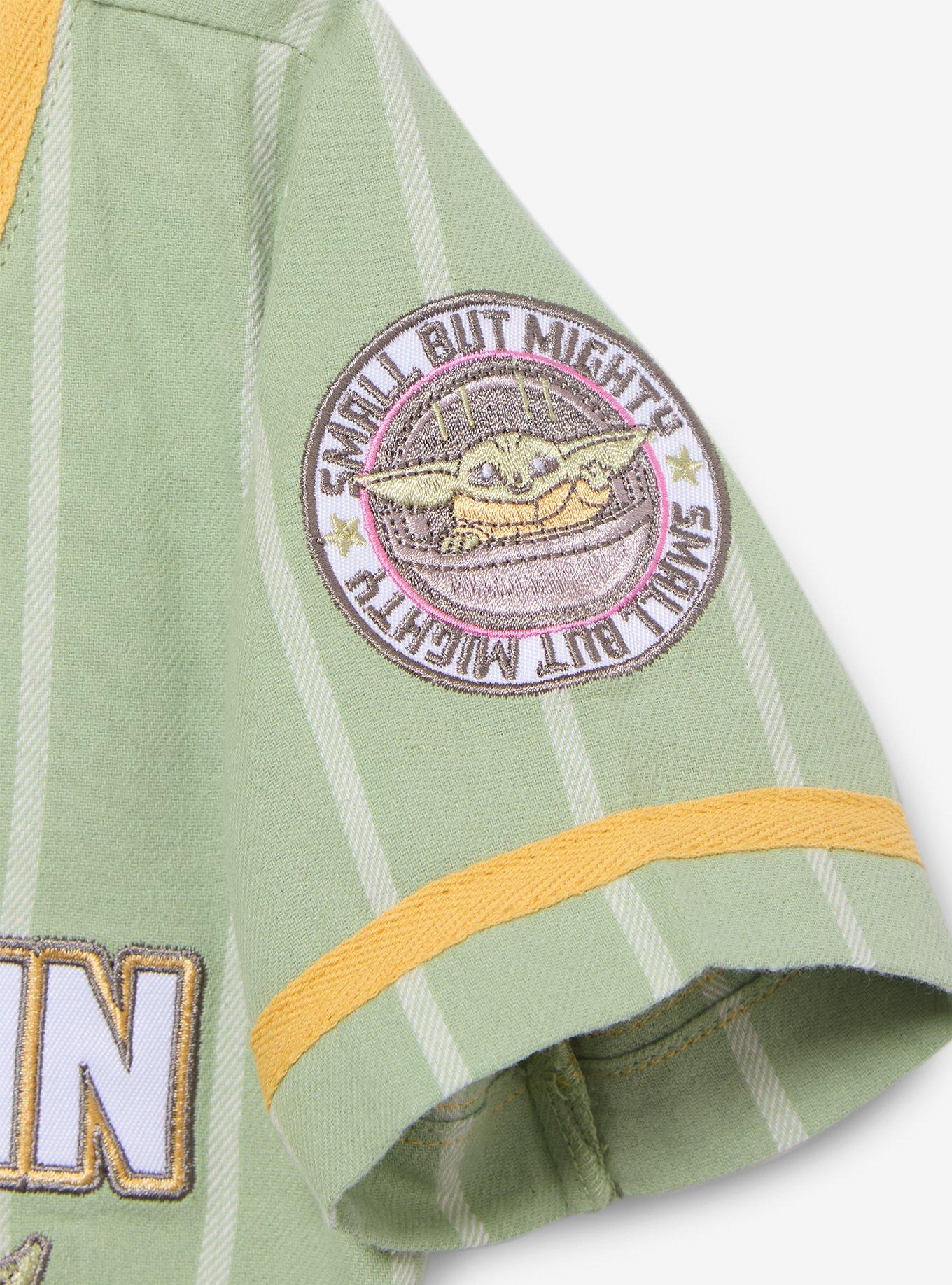 Star Wars The Mandalorian Grogu Toddler Baseball Jersey &mdash; BoxLunch Exclusive, SAGE, alternate