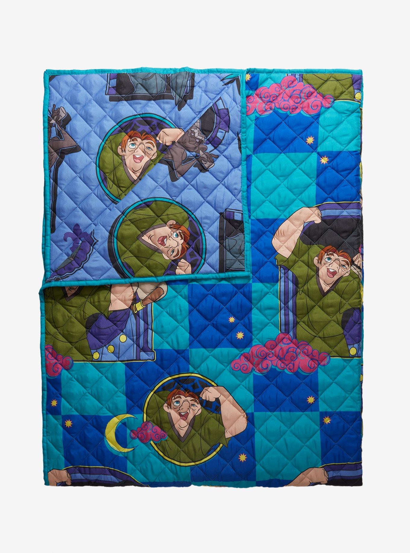 Disney The Hunchback of Notre Dame Retro Quilted Blanket — BoxLunch Exclusive