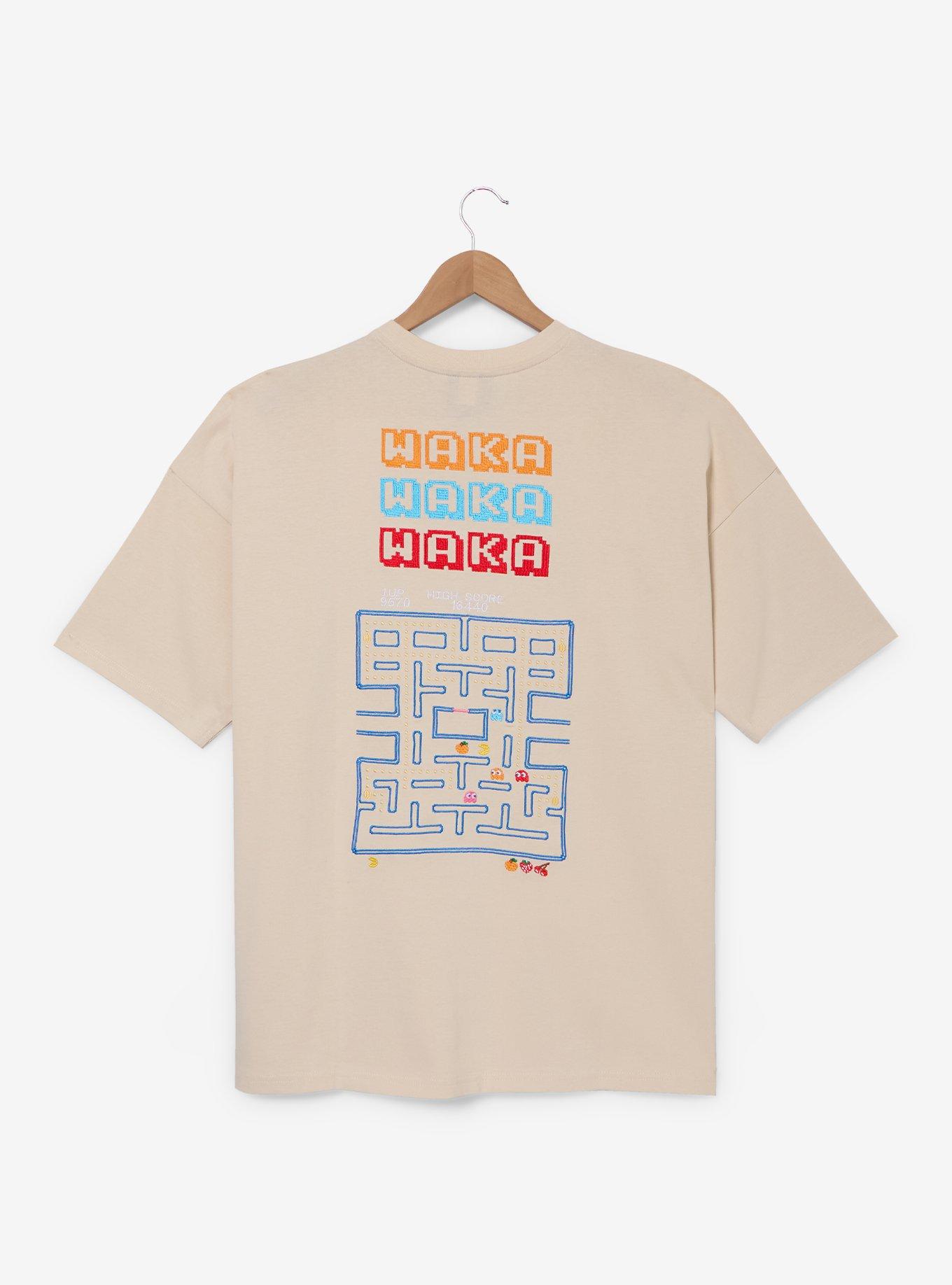 PAC-MAN Embroidered Logo T-Shirt - BoxLunch Exclusive, , hi-res