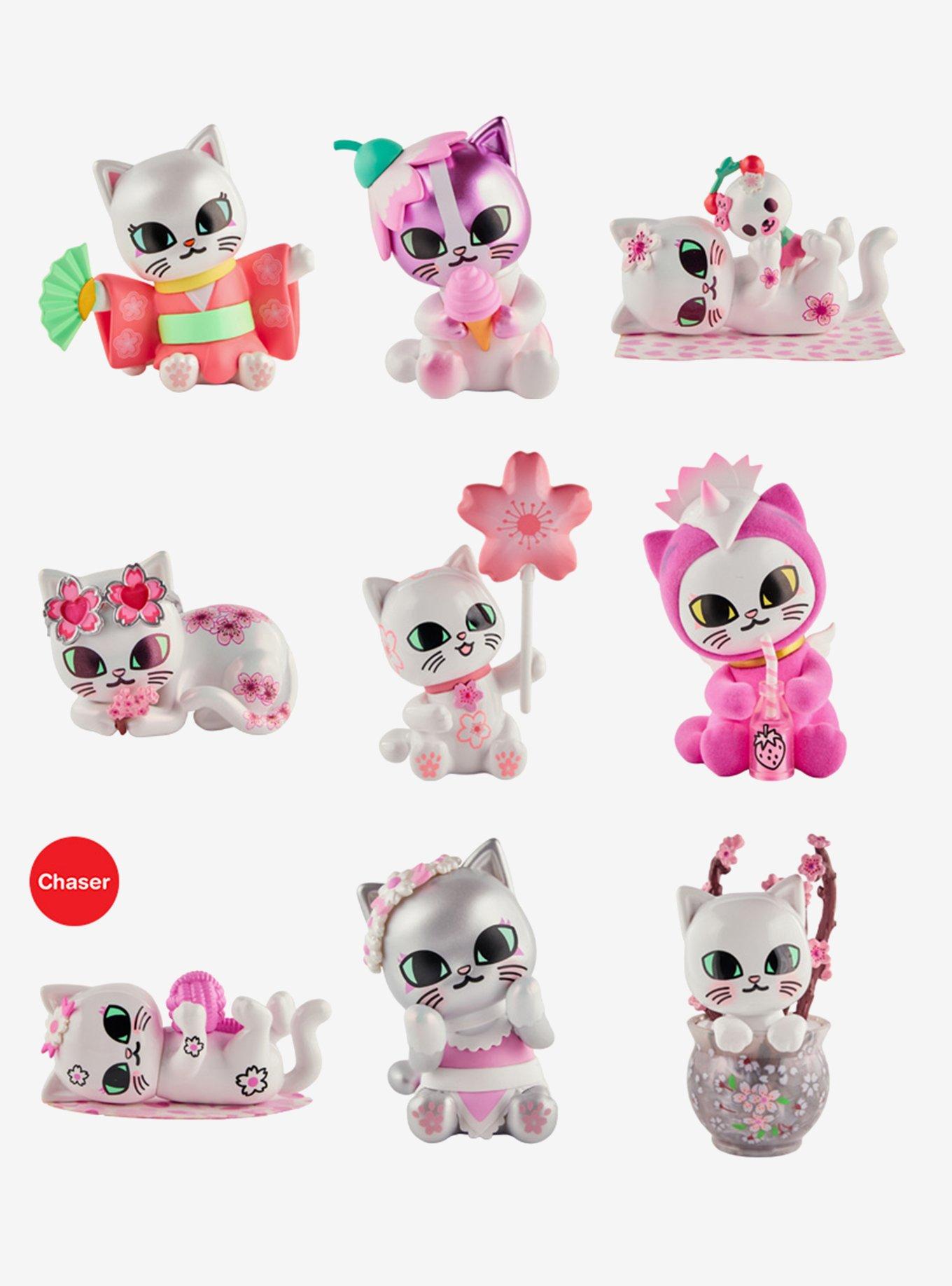 tokidoki Cherry Blossom Cats Blind Box Figure, , hi-res