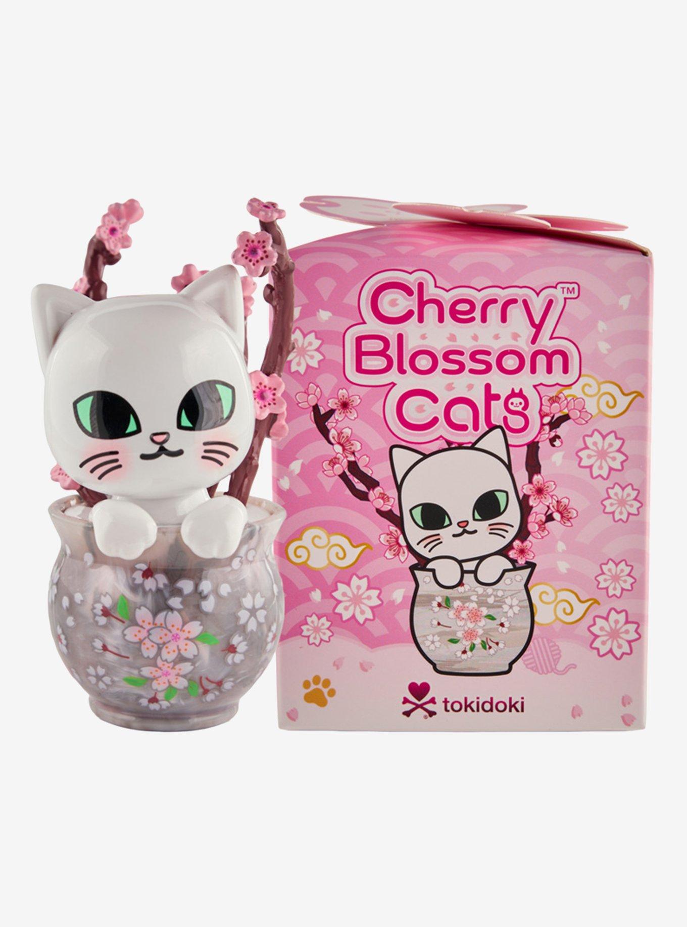 tokidoki Cherry Blossom Cats Blind Box Figure, , alternate