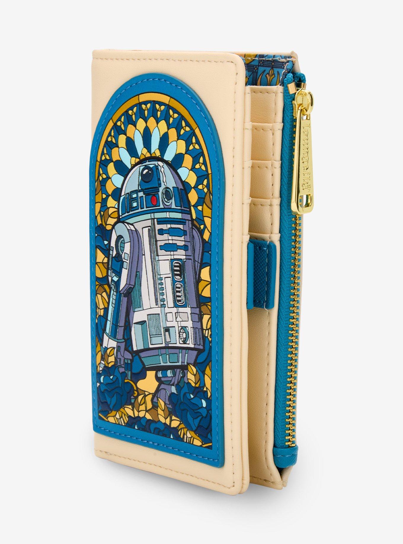 Loungefly Star Wars R2-D2 Stained Glass Portrait Wallet - BoxLunch Exclusive, , hi-res