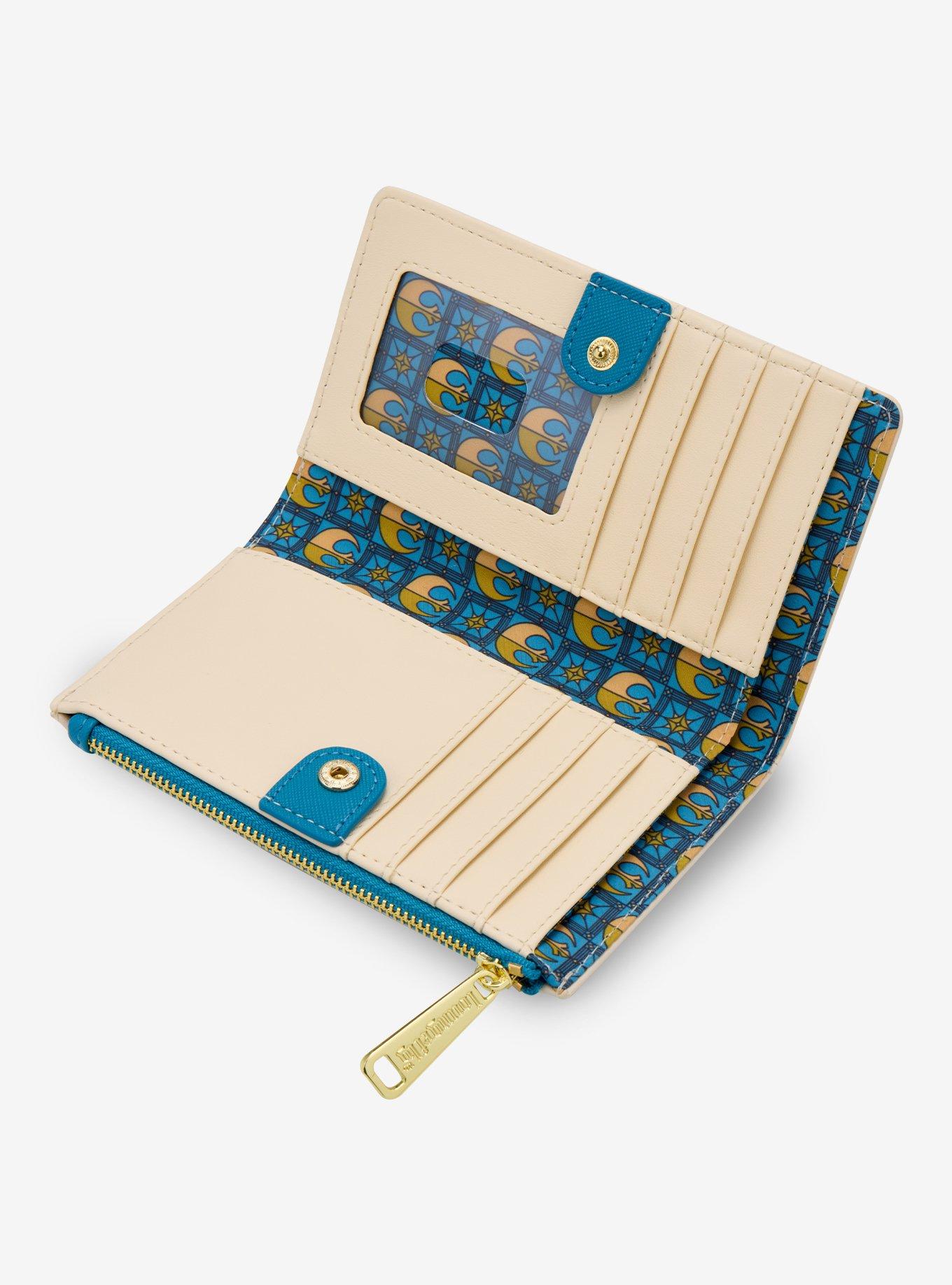 Loungefly Star Wars R2-D2 Stained Glass Portrait Wallet - BoxLunch Exclusive, , alternate