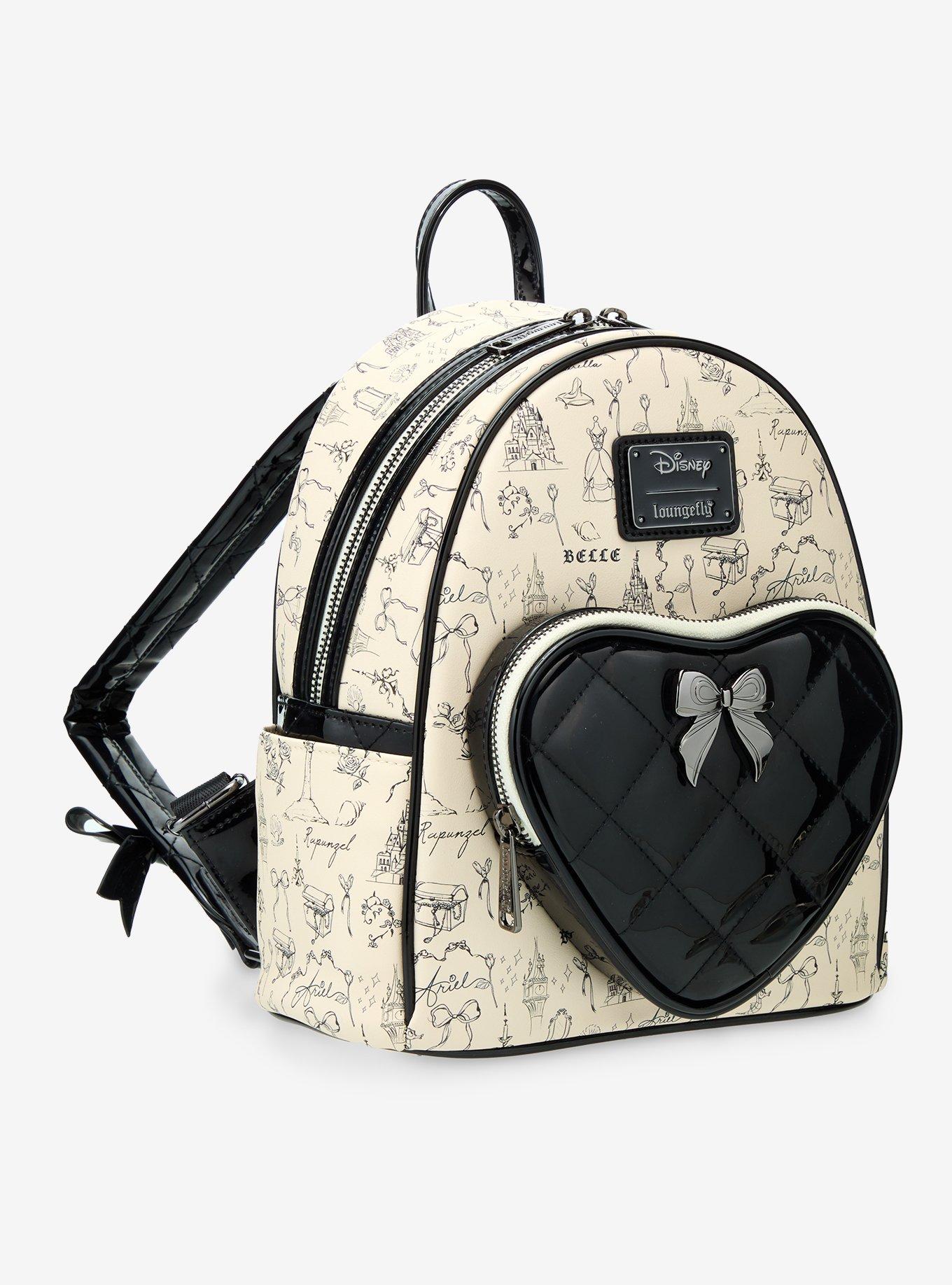 Loungefly Disney Princess Sketch Icons Mini Backpack - BoxLunch Exclusive, , hi-res