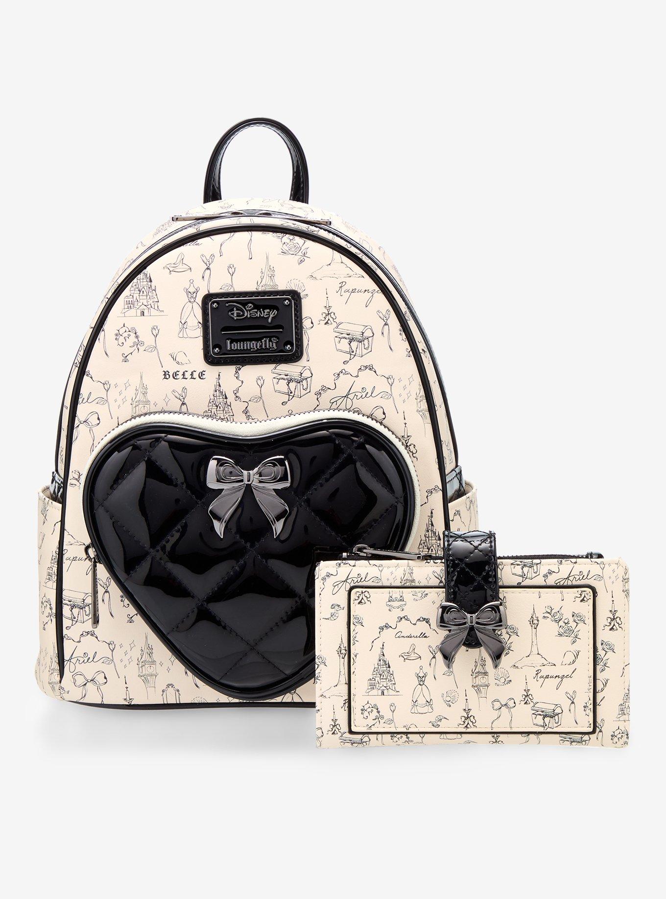 Loungefly Disney Princess Sketch Icons Mini Backpack - BoxLunch Exclusive, , alternate