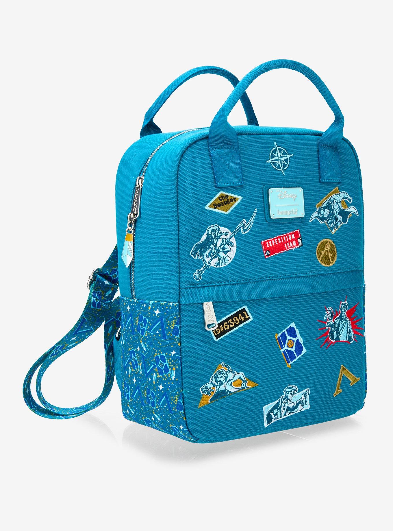Loungefly Atlantis: The Lost Empire Embroidered Patches Mini Backpack - BoxLunch Exclusive, , hi-res