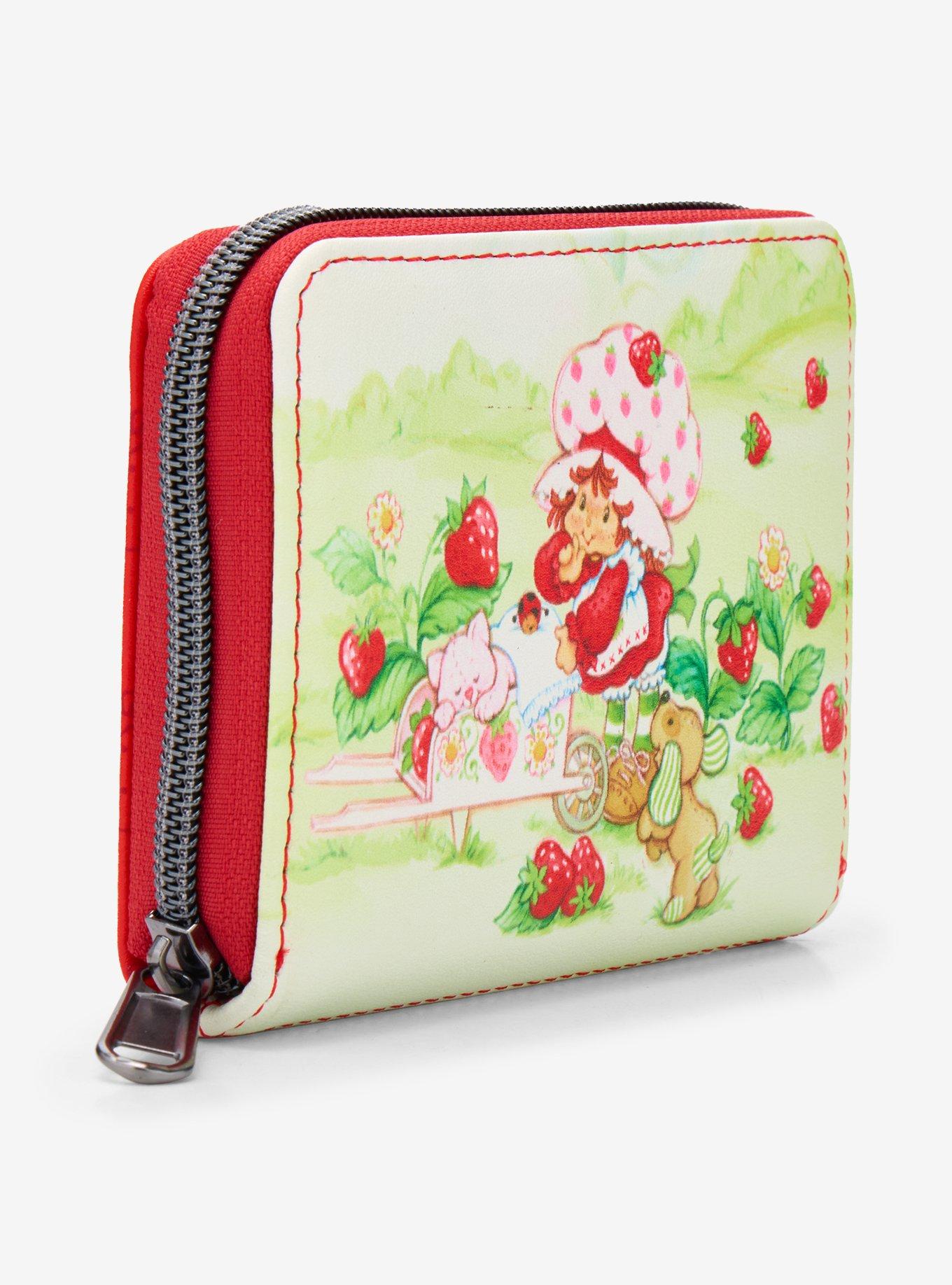 Loungefly Strawberry Shortcake Gardening Mini Zipper Wallet, , hi-res