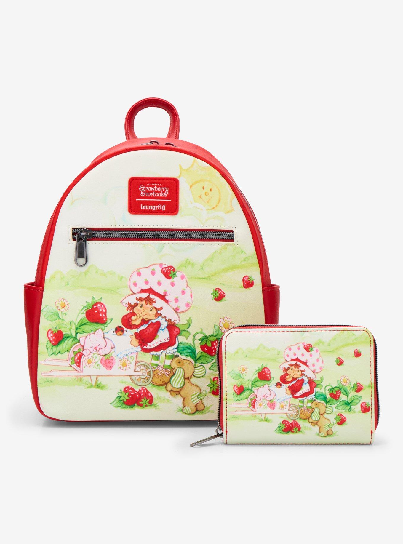 Loungefly Strawberry Shortcake Gardening Mini Zipper Wallet, , alternate