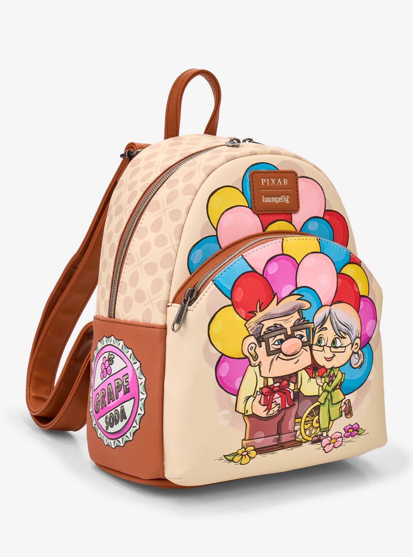 Loungefly Disney Pixar Up Carl & Ellie Balloon Cart Mini Backpack, , hi-res