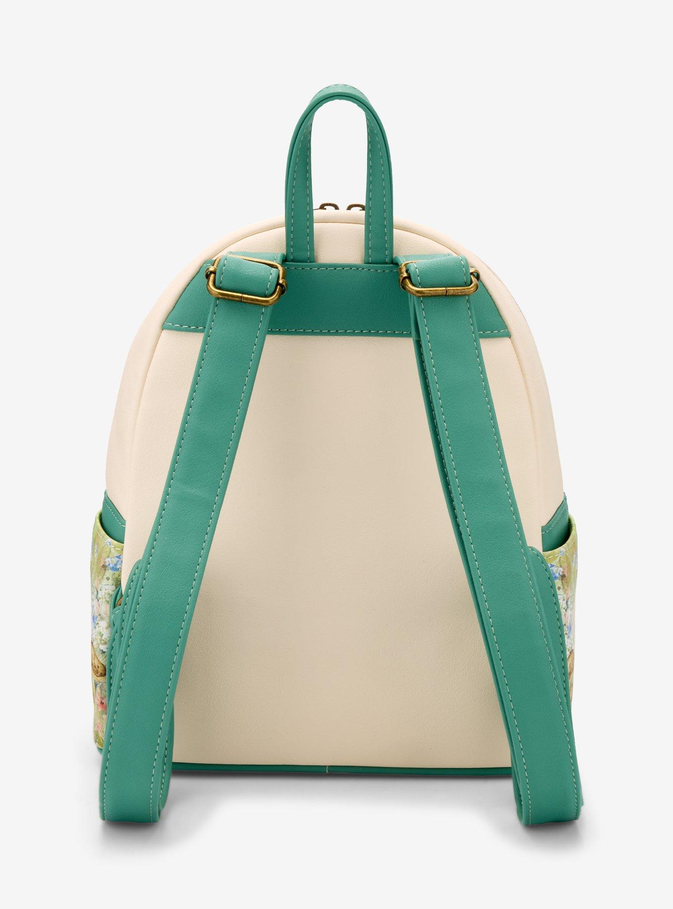 Loungefly Disney Peter Pan Tinker Bell Flowers Mini Backpack, , alternate