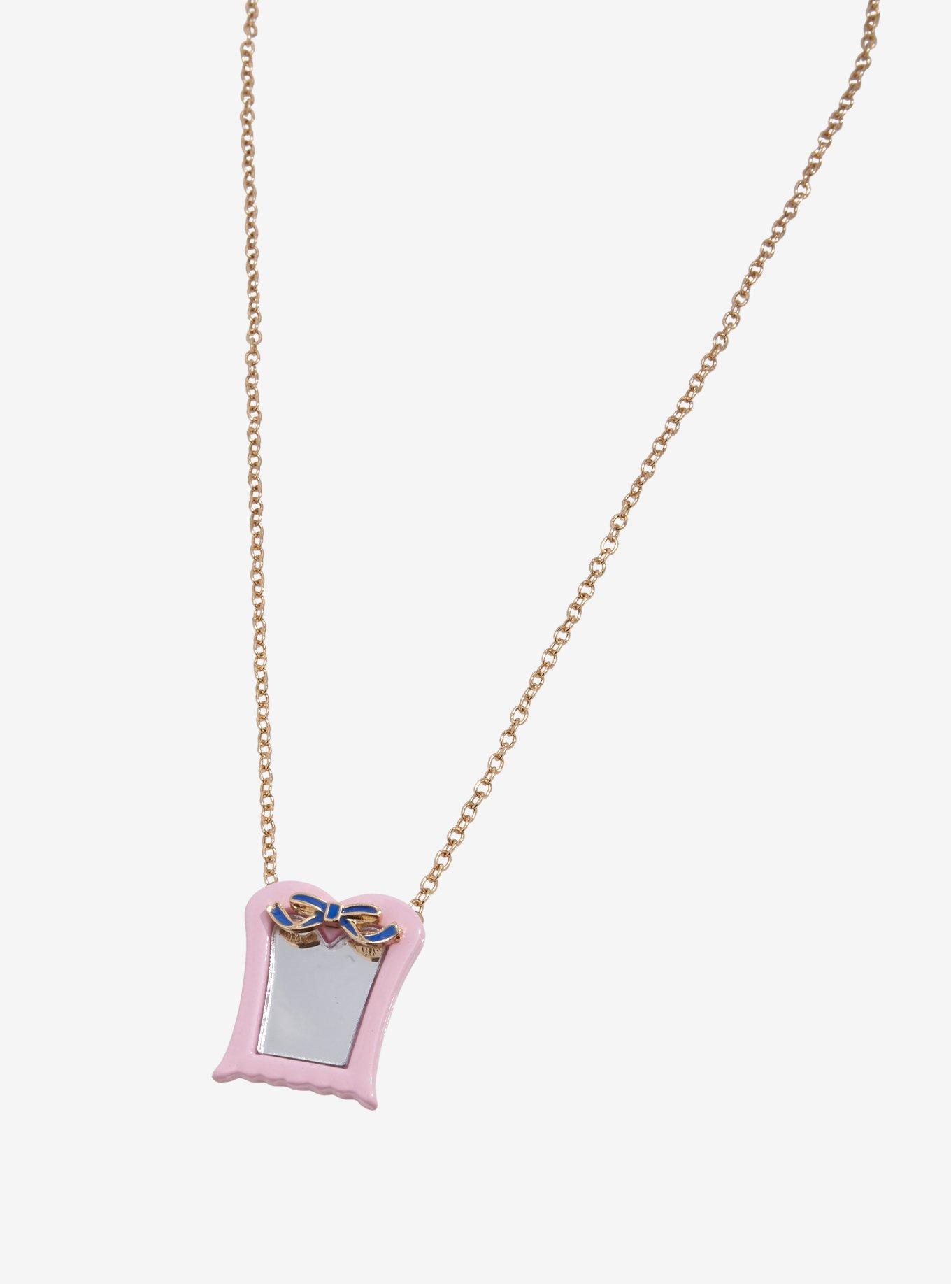 Sailor Moon Mirror Pendant Necklace — BoxLunch Exclusive, , alternate