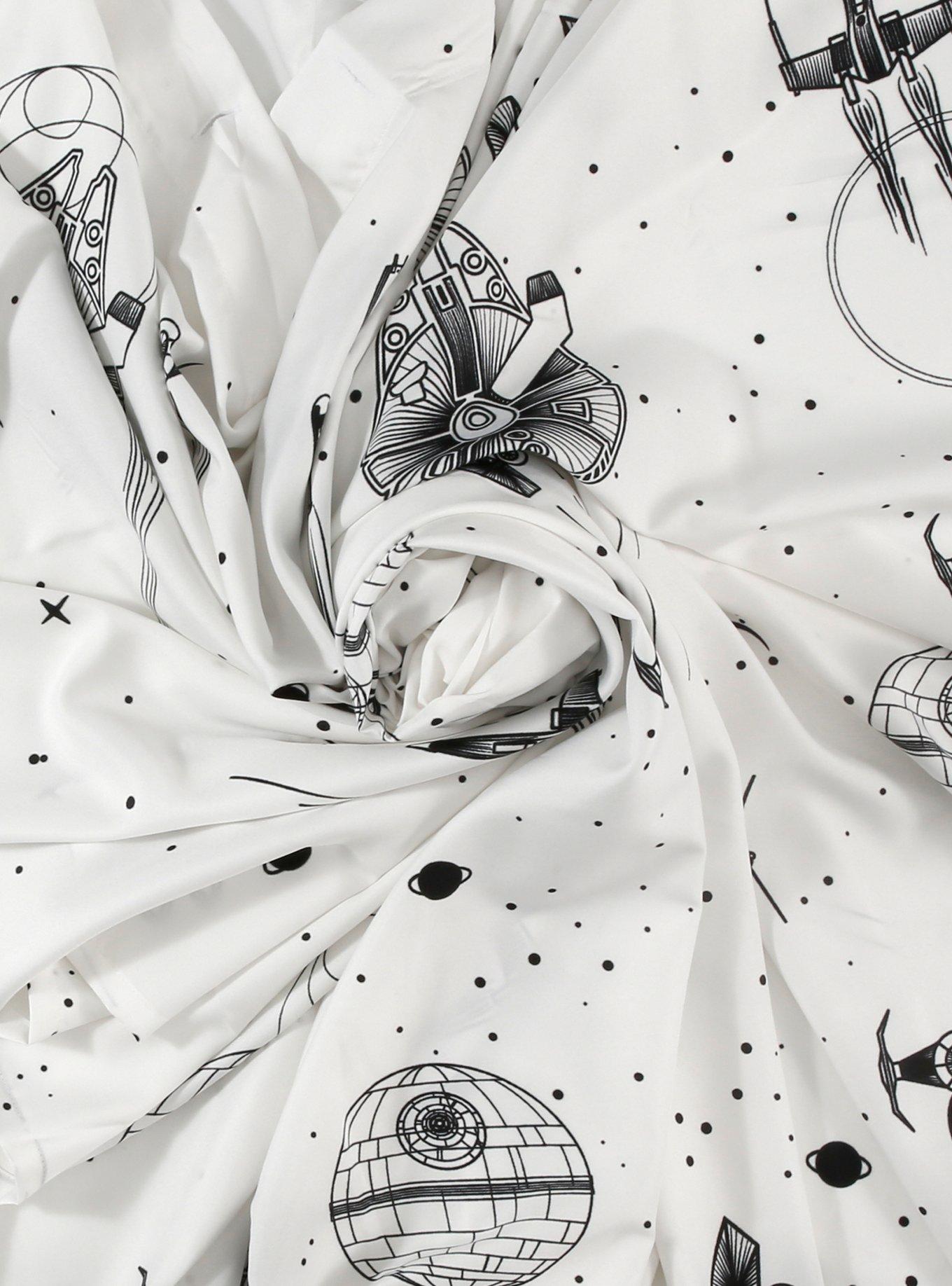 Star Wars Ships Allover Print Shower Curtain, , alternate