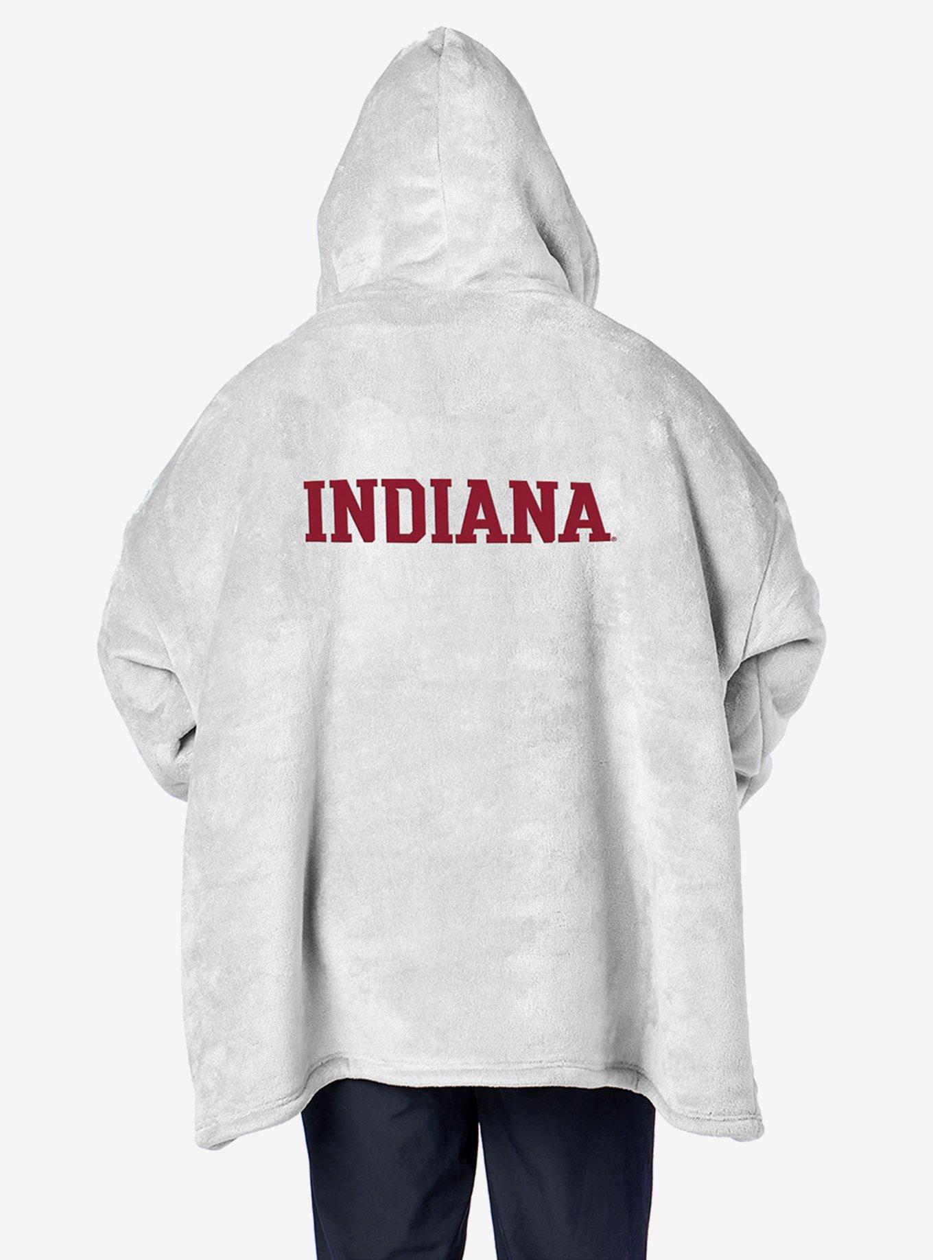 NCAA Indiana Hoosiers Heather Grey Pullover Hoodie, , hi-res