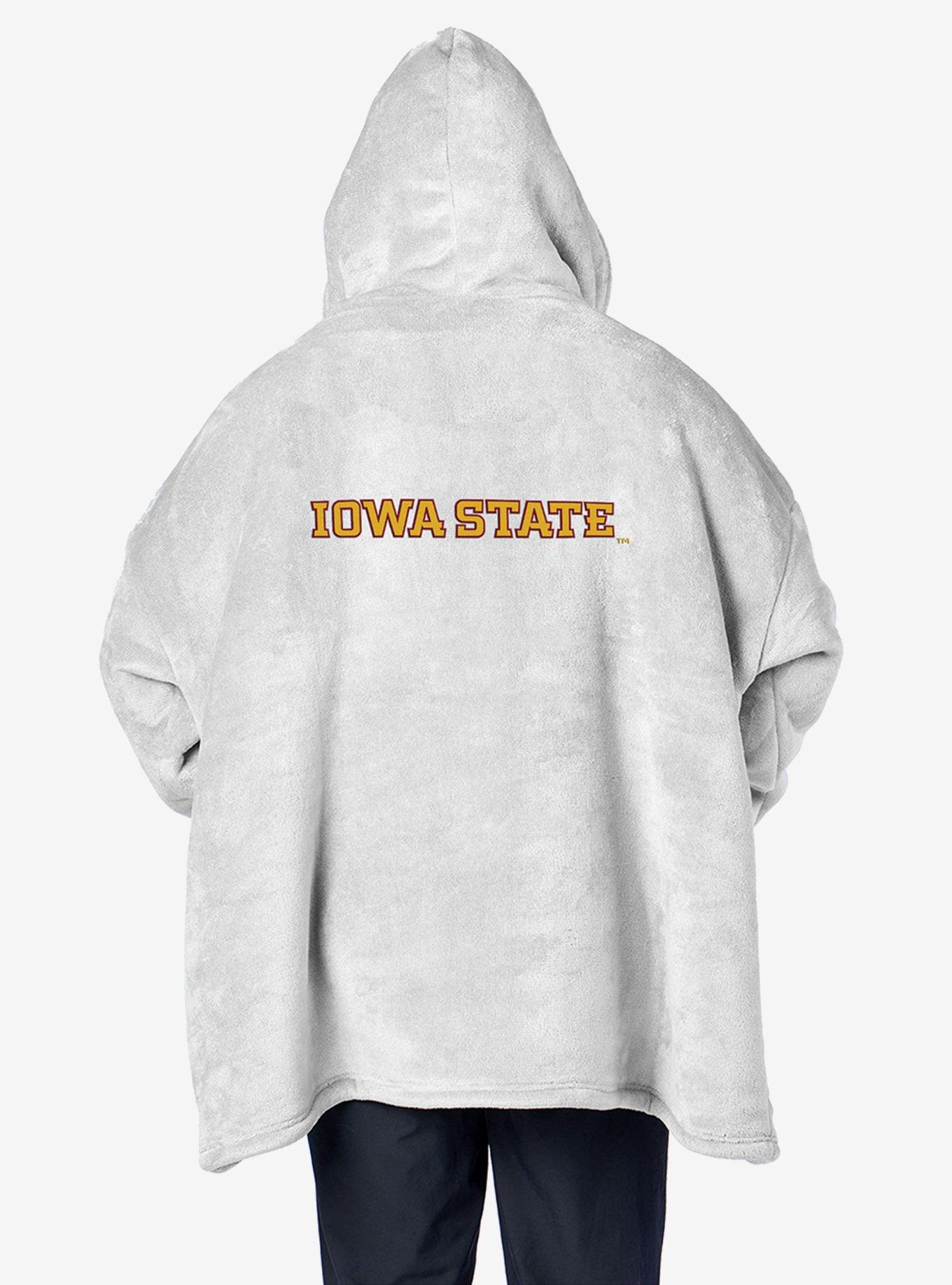NCAA Iowa State Cyclones Heather Grey Pullover Hoodie, , hi-res