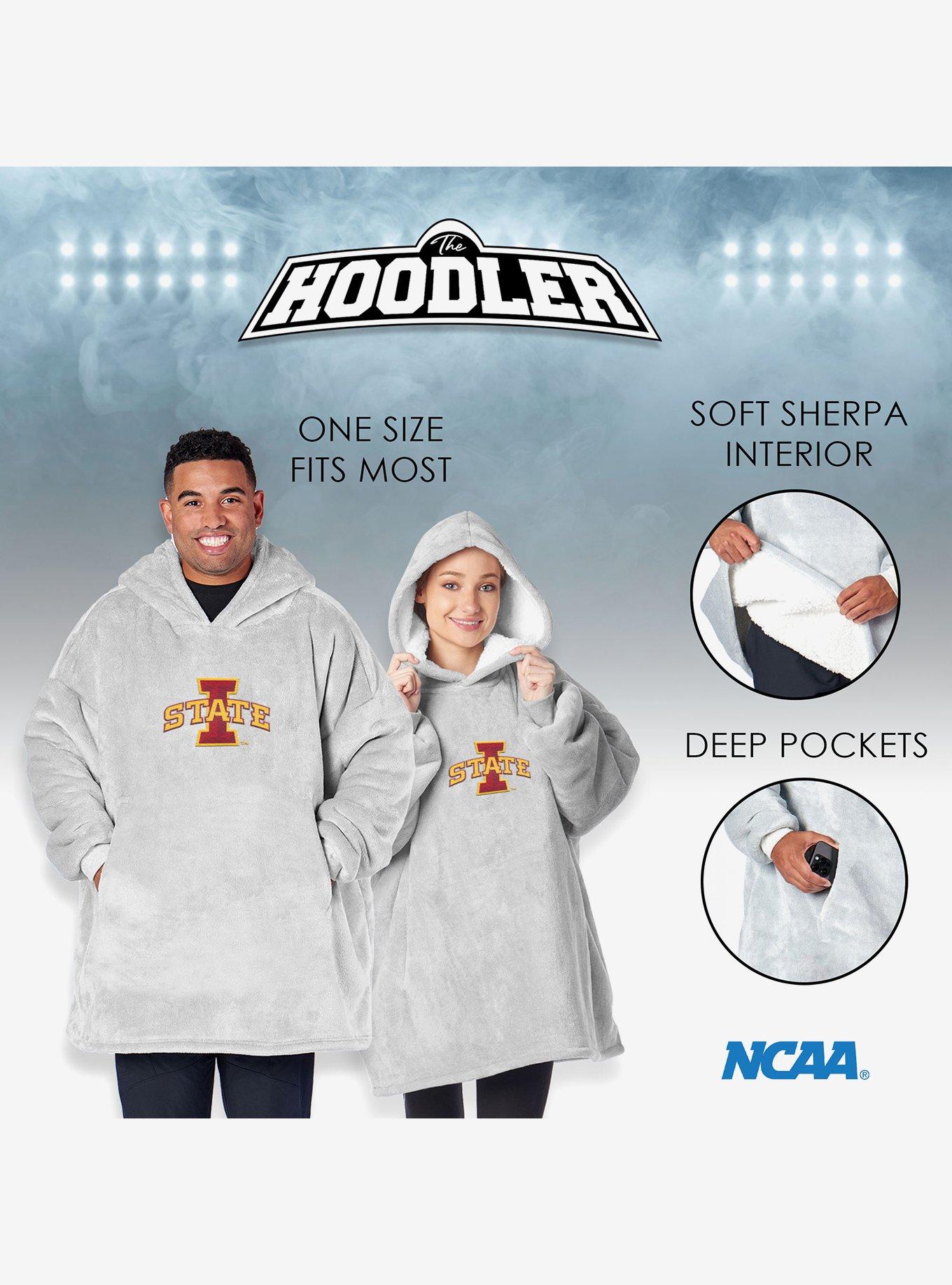 NCAA Iowa State Cyclones Heather Grey Pullover Hoodie, , alternate