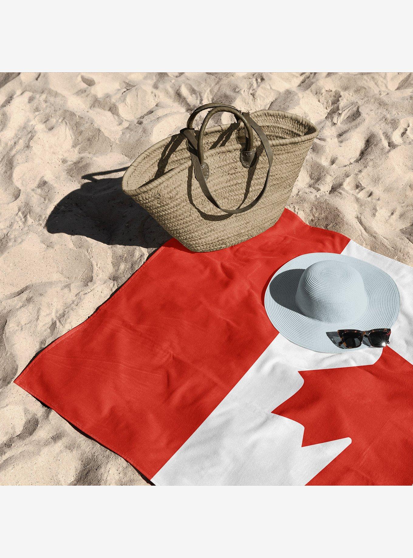 Canada Flag Beach Towel, , alternate