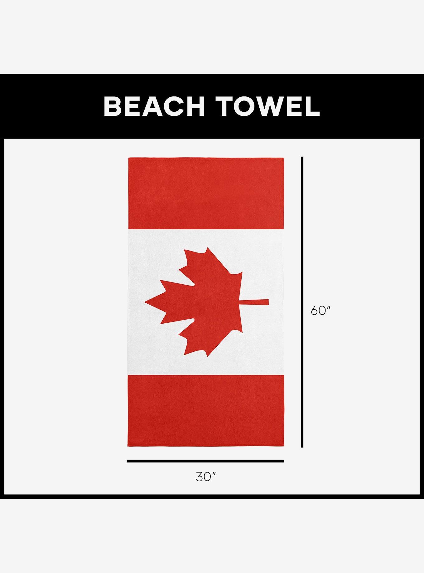 Canada Flag Beach Towel, , alternate