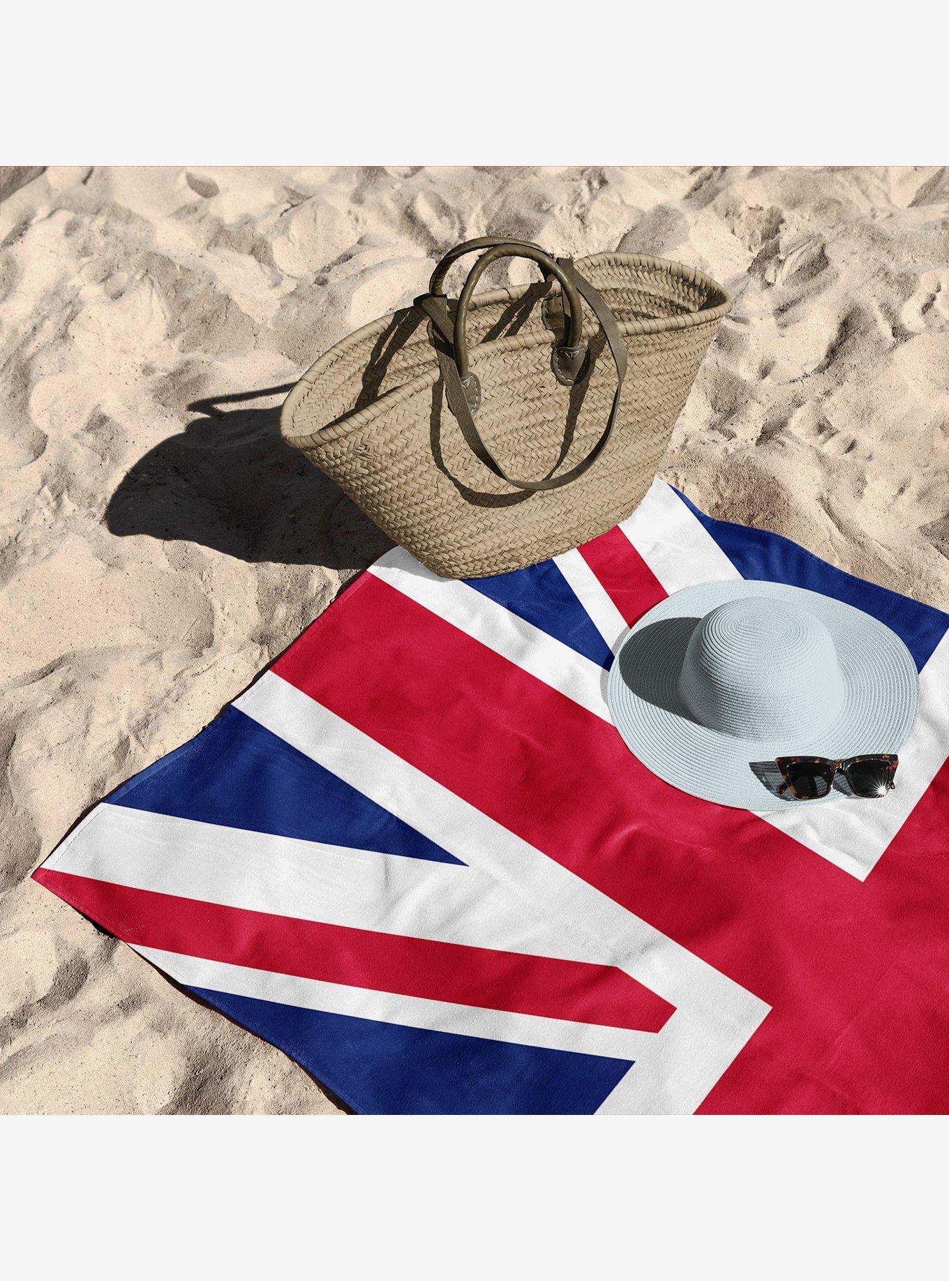 England Flag Beach Towel, , alternate