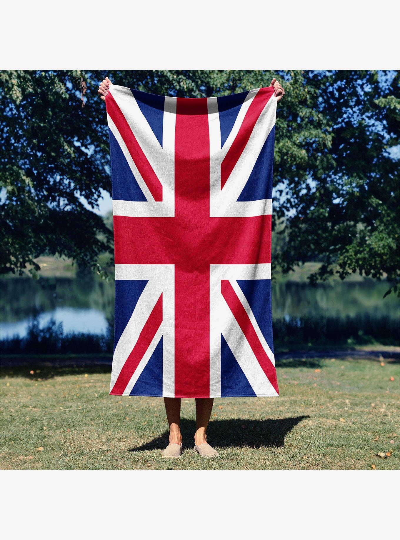 England Flag Beach Towel, , alternate