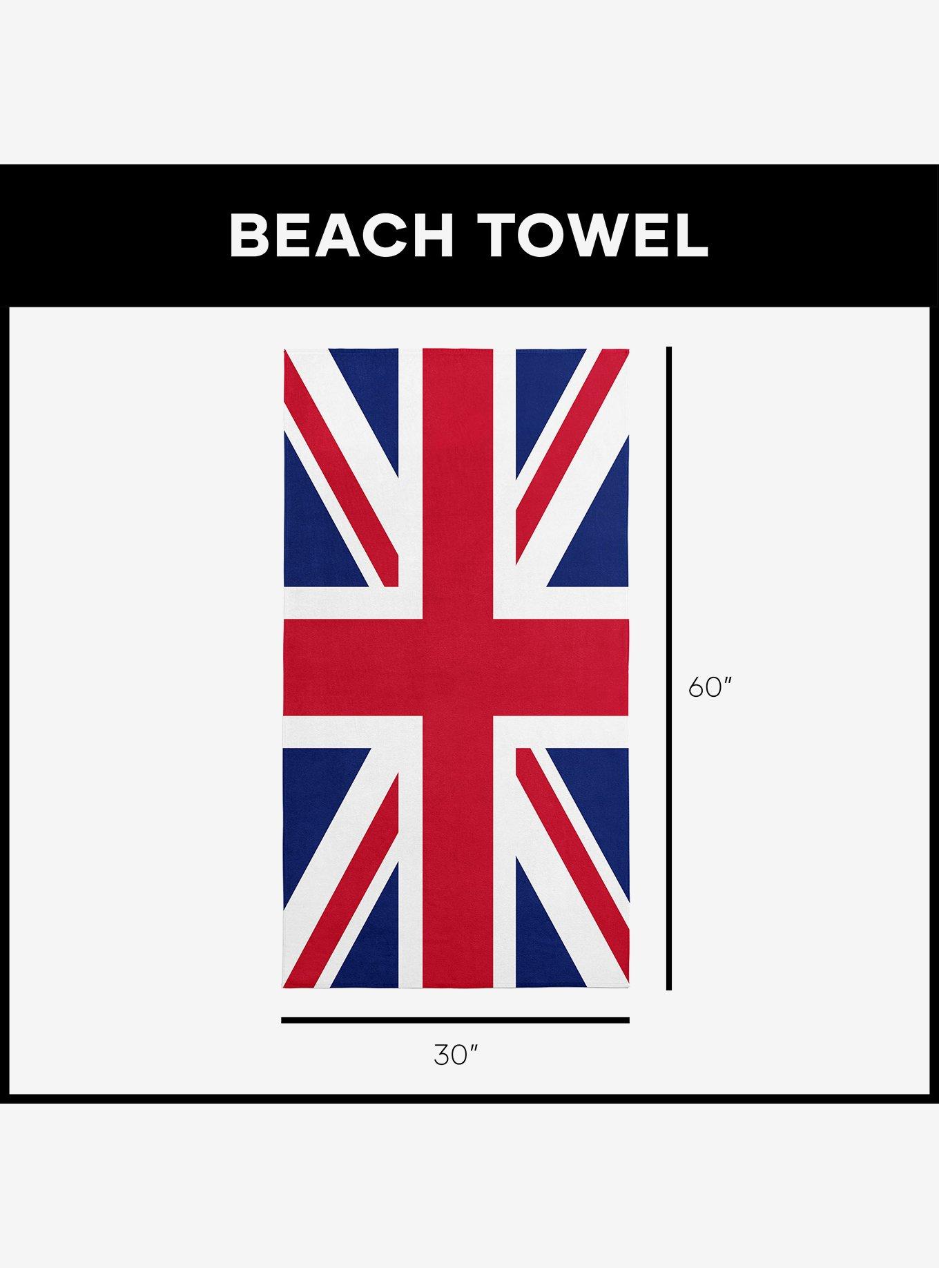 England Flag Beach Towel, , alternate