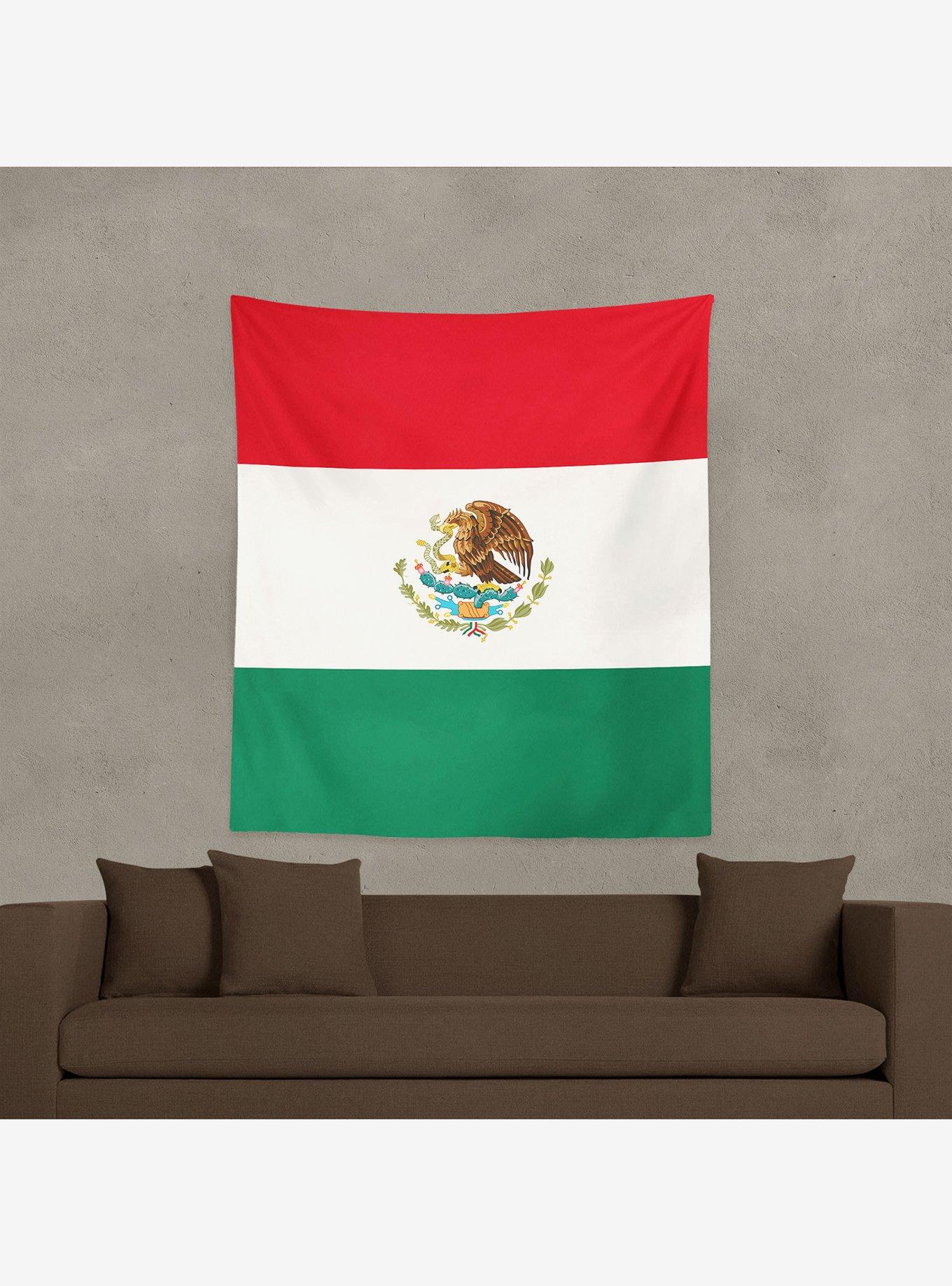 Mexico Flag 50x60" Wall Hanging, , alternate