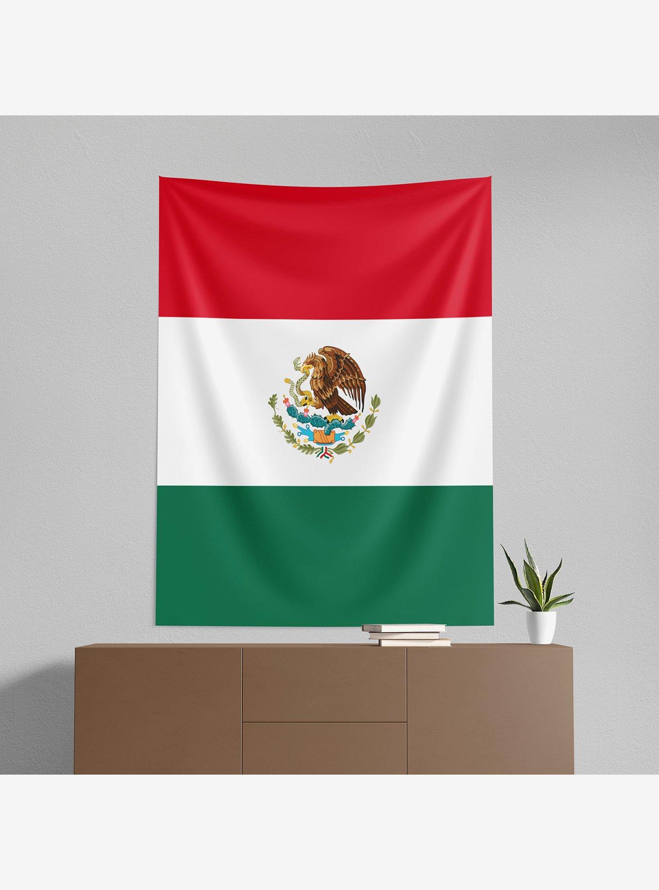 Mexico Flag 50x60" Wall Hanging, , alternate