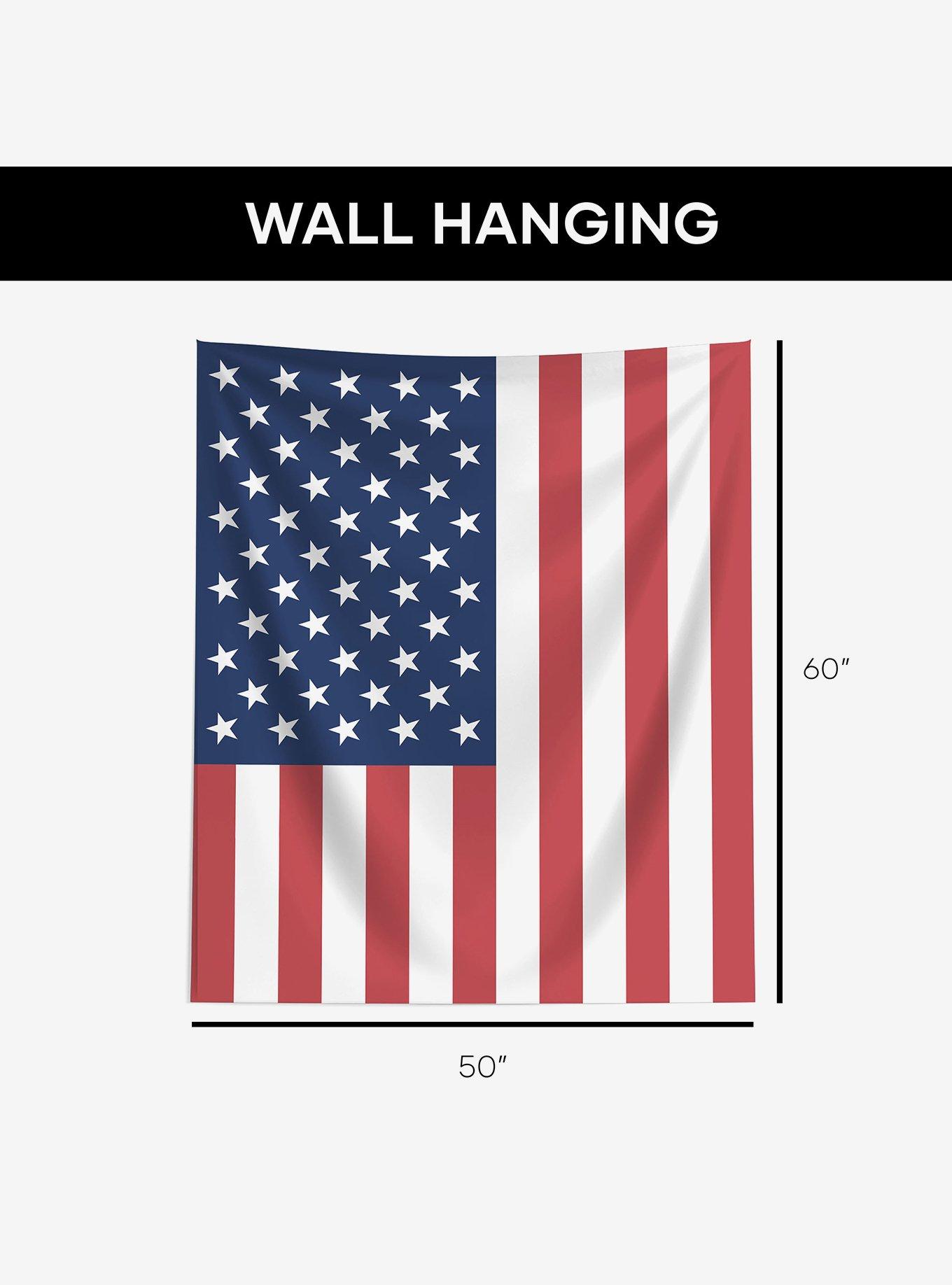 USA Flag 50x60" Wall Hanging, , alternate
