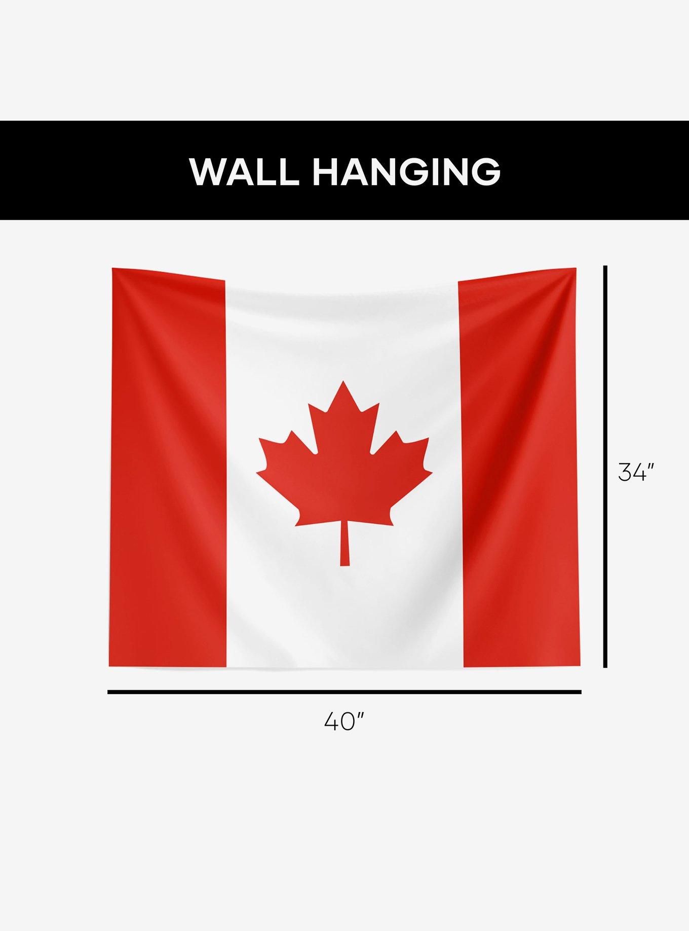 Canada Flag 34x40" Wall Hanging, , alternate