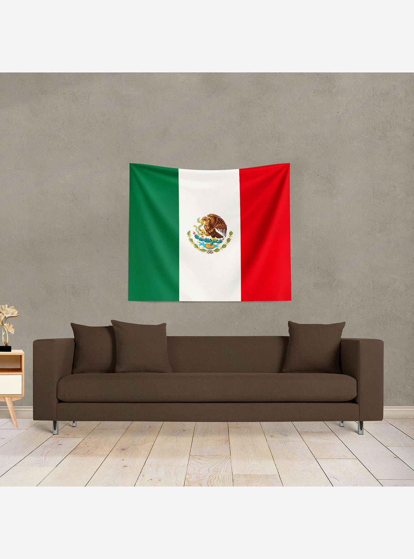 Mexico Flag 34x40" Wall Hanging, , alternate