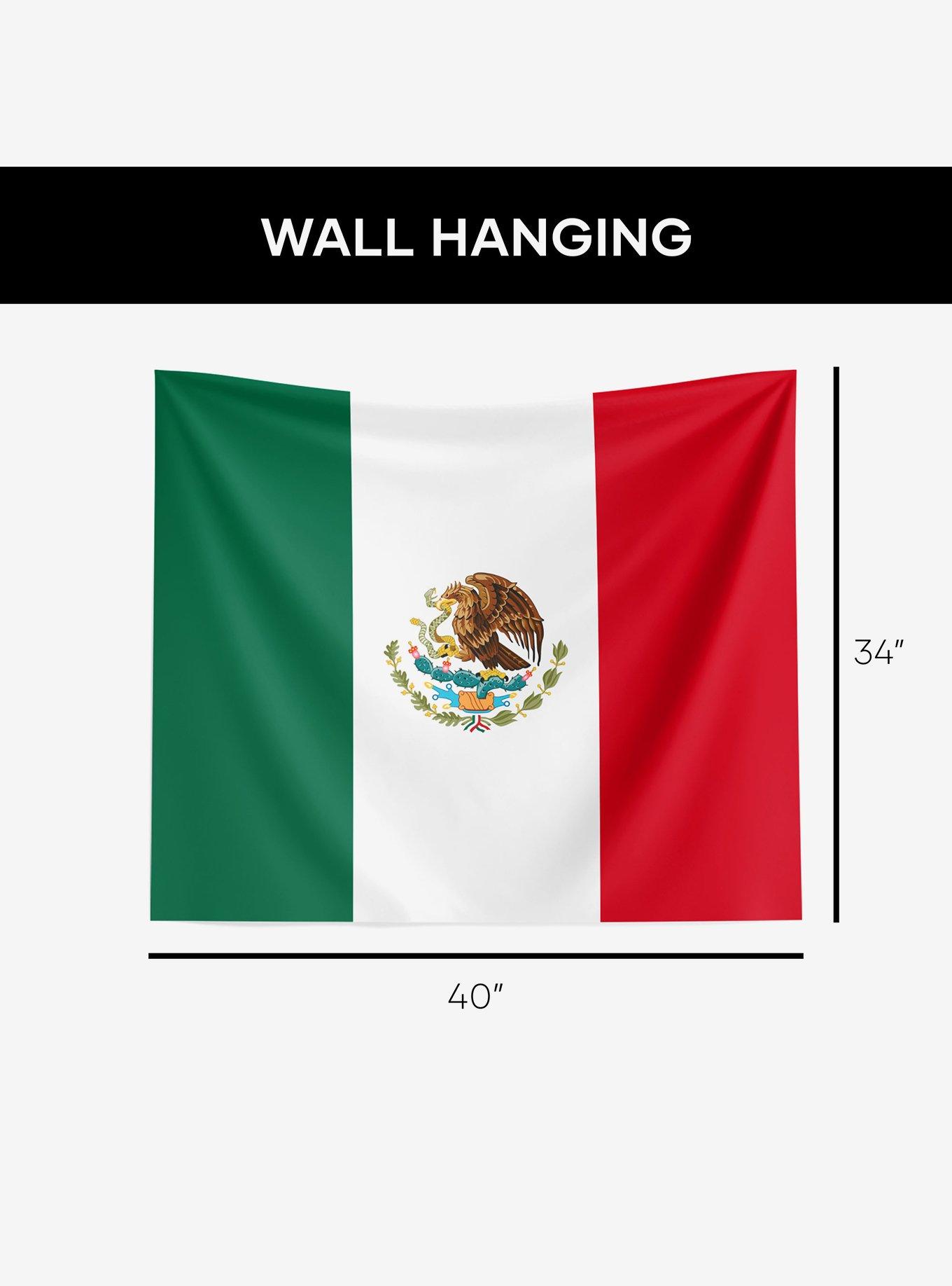 Mexico Flag 34x40" Wall Hanging, , alternate