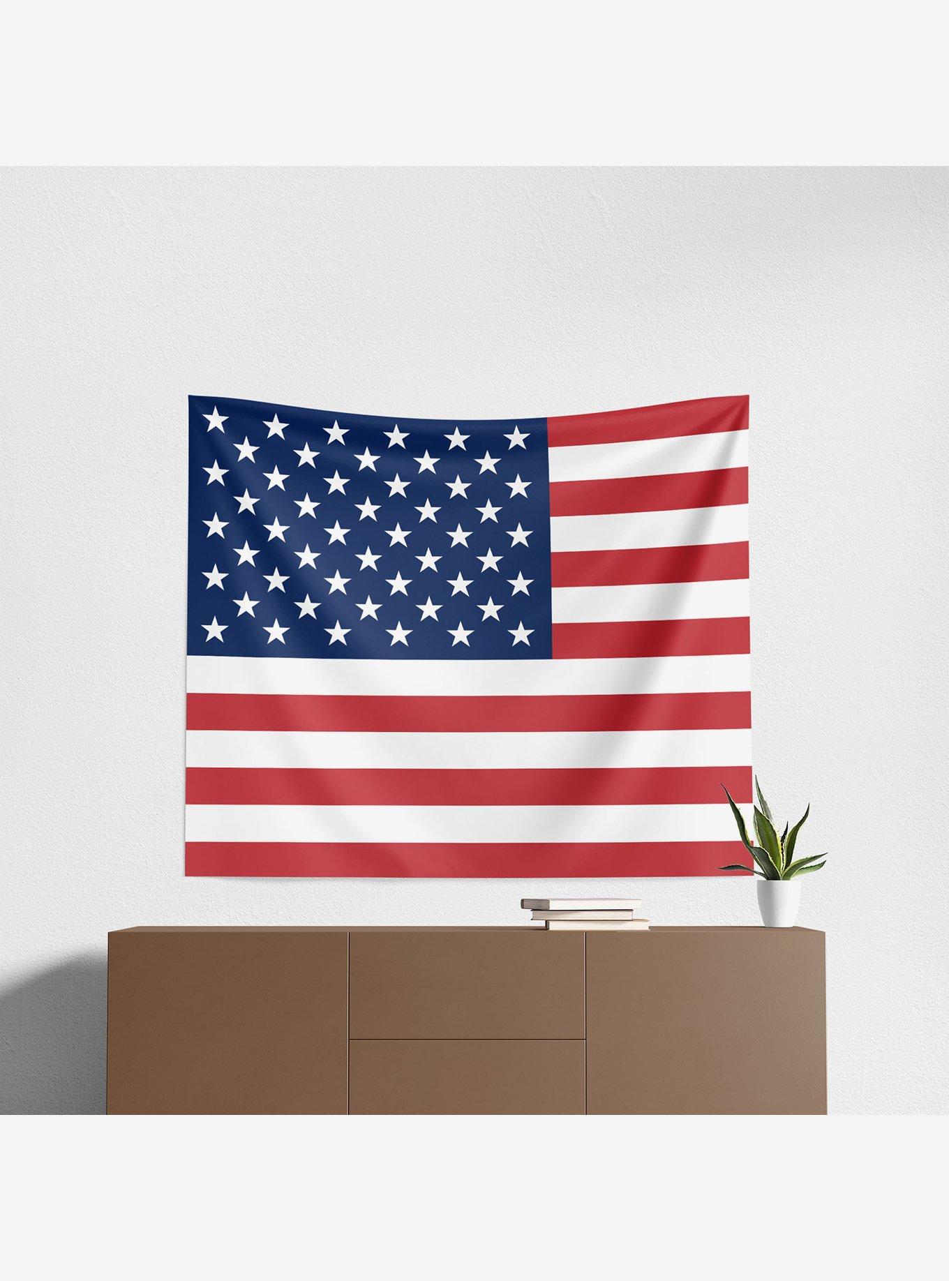 USA Flag 34x40" Wall Hanging, , alternate