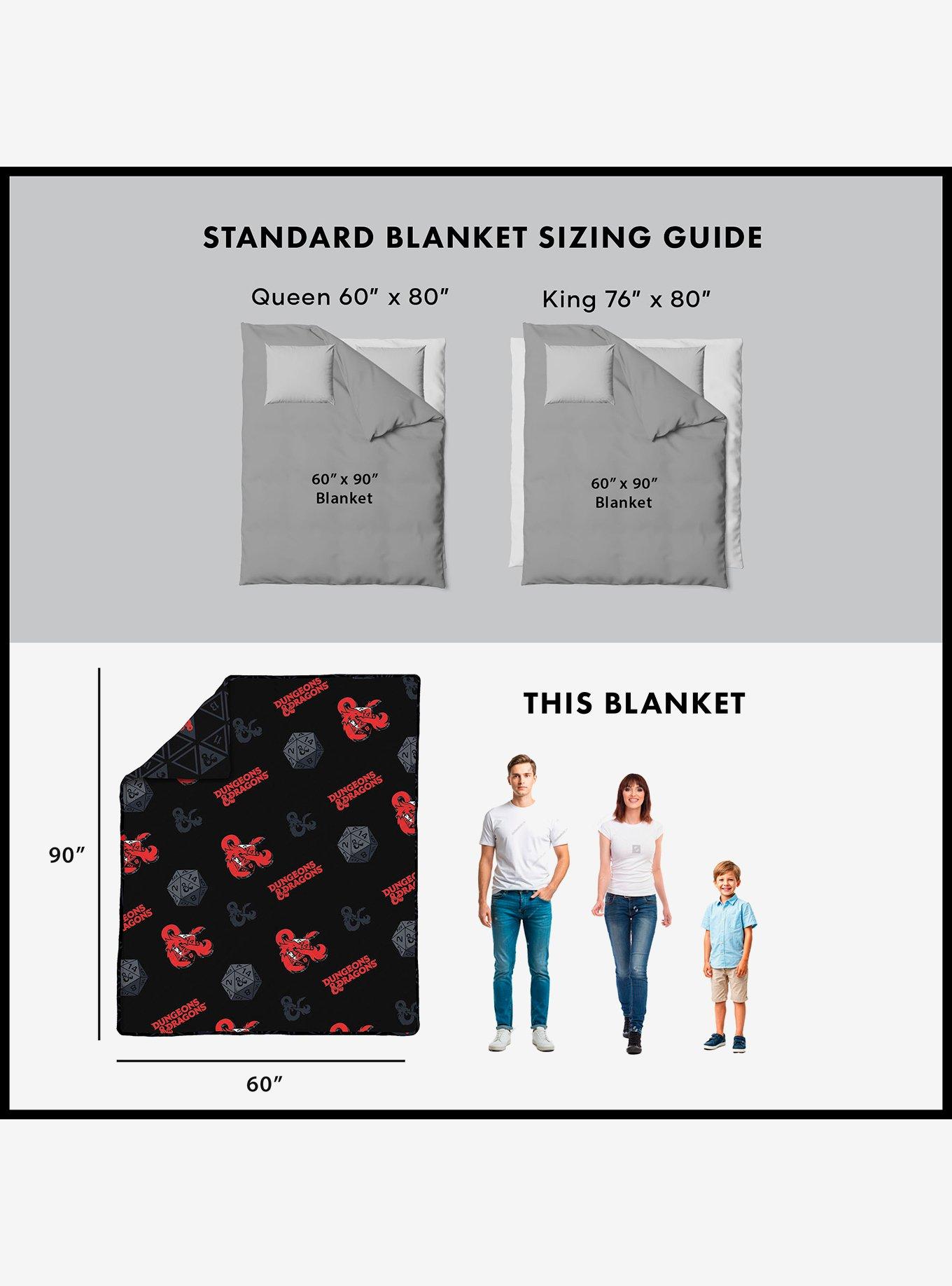 Dungeons & Dragons Nat D20 Twin Quilted Blanket, , alternate