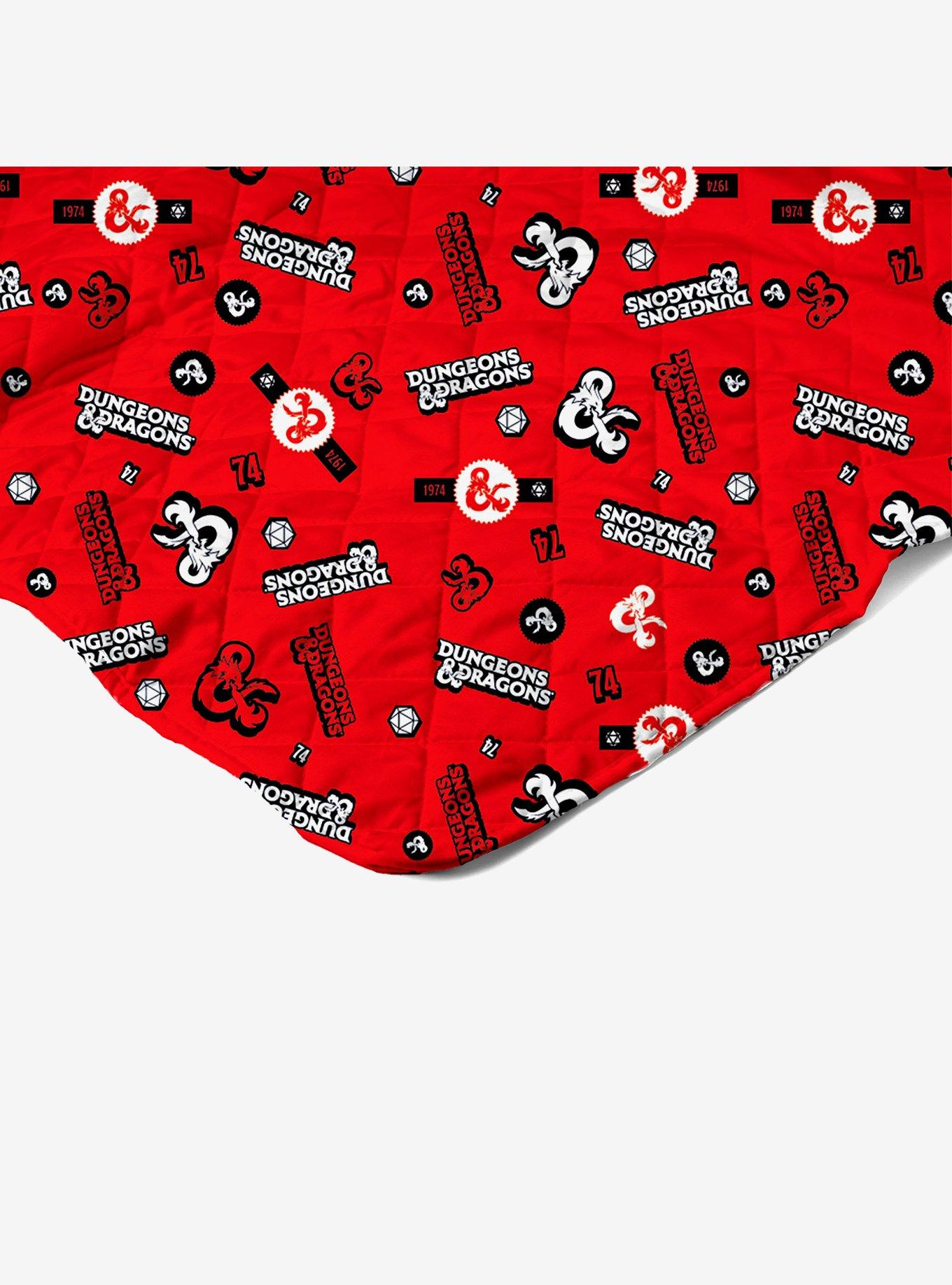 Dungeons & Dragons Roll For Initiative Twin Quilted Blanket, , alternate
