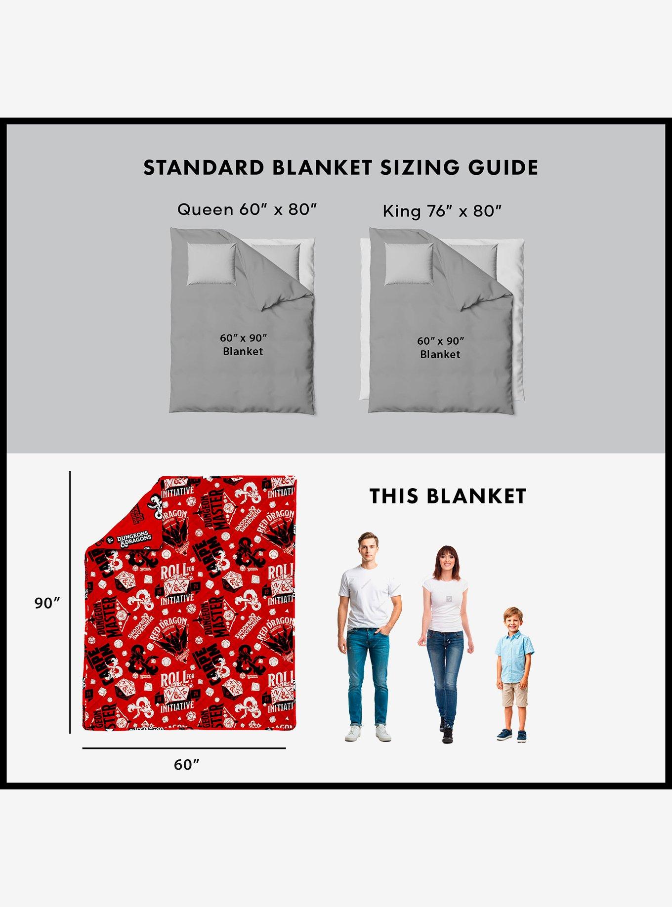 Dungeons & Dragons Roll For Initiative Twin Quilted Blanket, , alternate