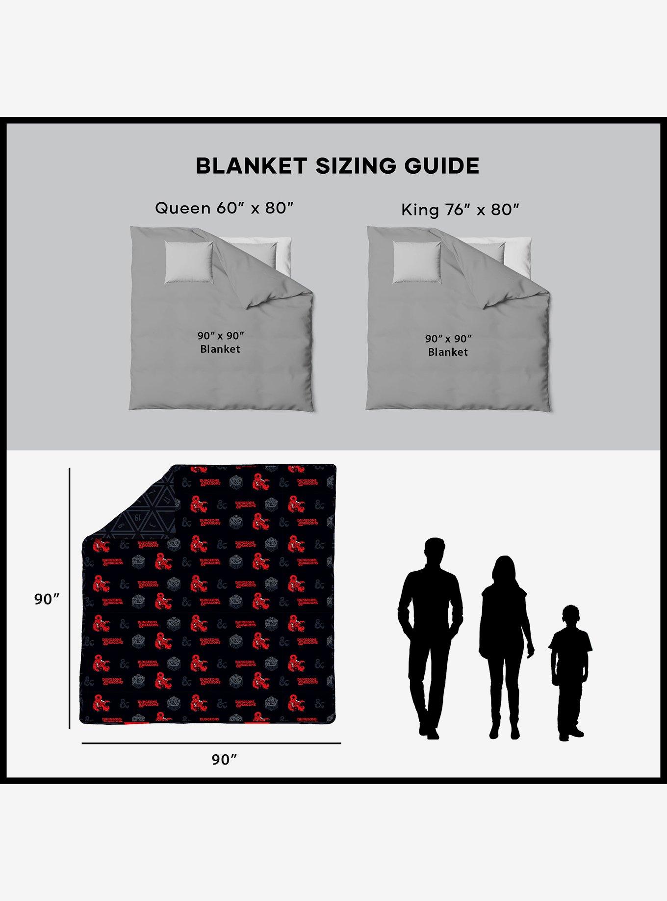 Dungeons & Dragons Nat D20 Full/Queen Quilted Blanket, , alternate