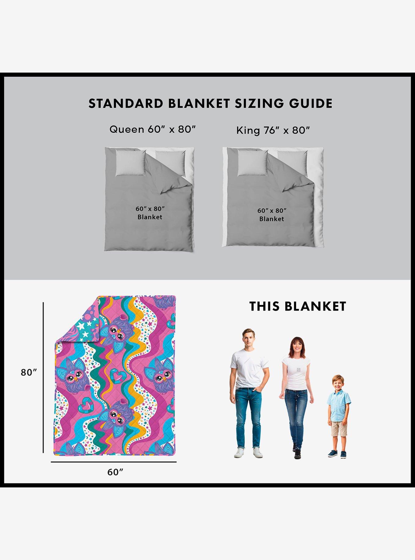 Furby World Quilted Throw Blanket, , alternate